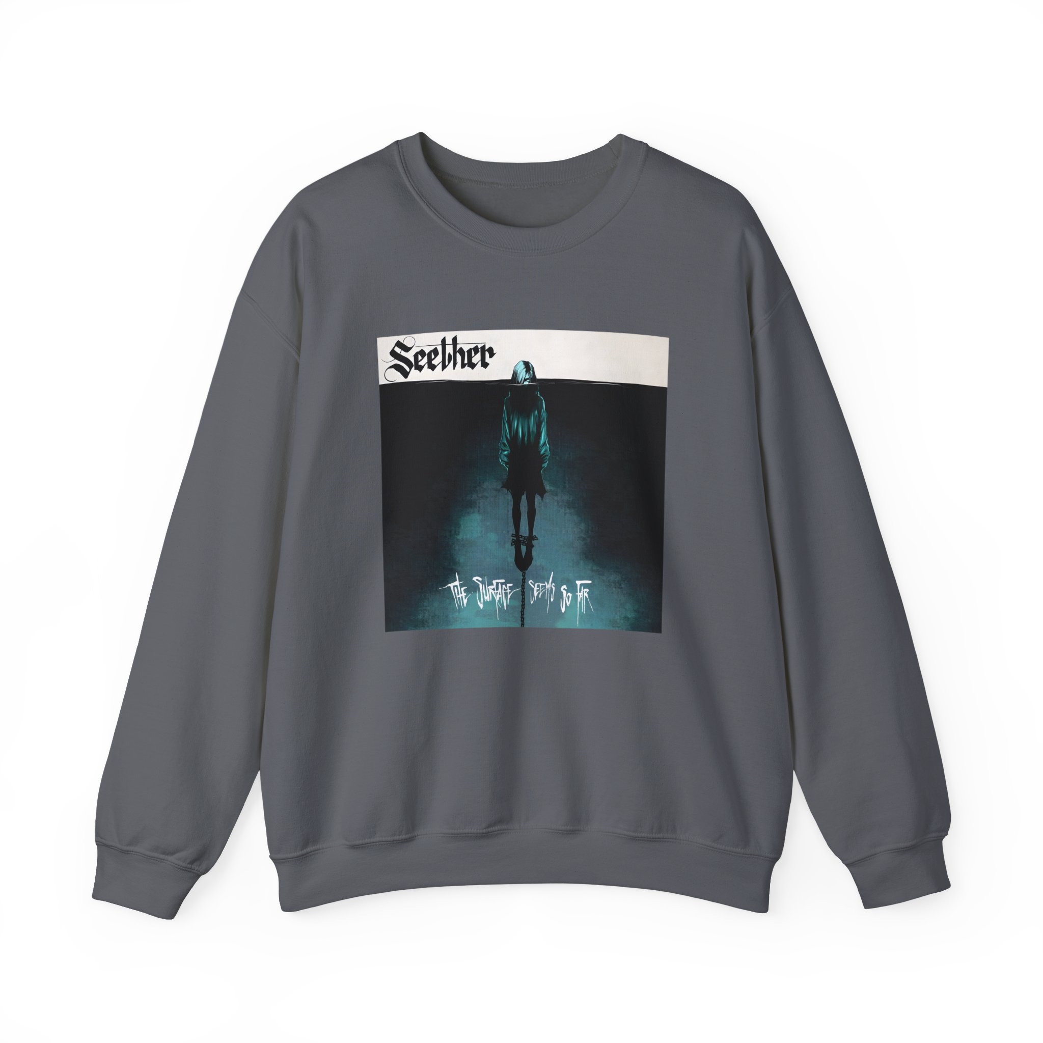 Seether the Surface Seems So Far Unisex Heavy Blendâ„¢ Crewneck Sweatshirt