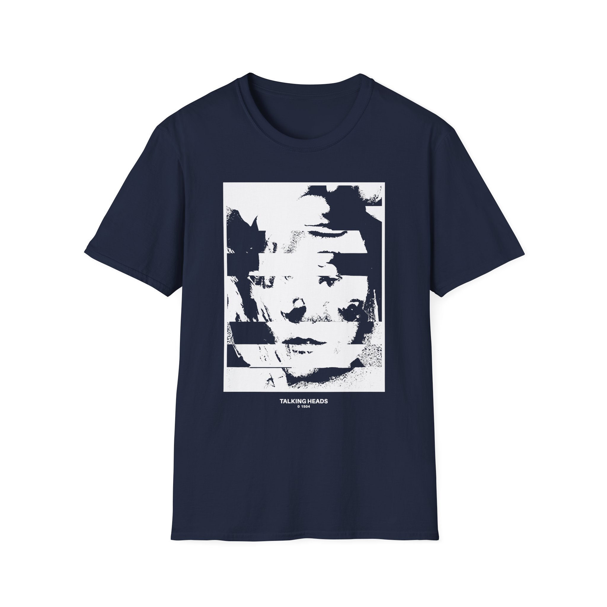 Talking Heads Face Collage Stop Making Sense Unisex Softstyle T-Shirt