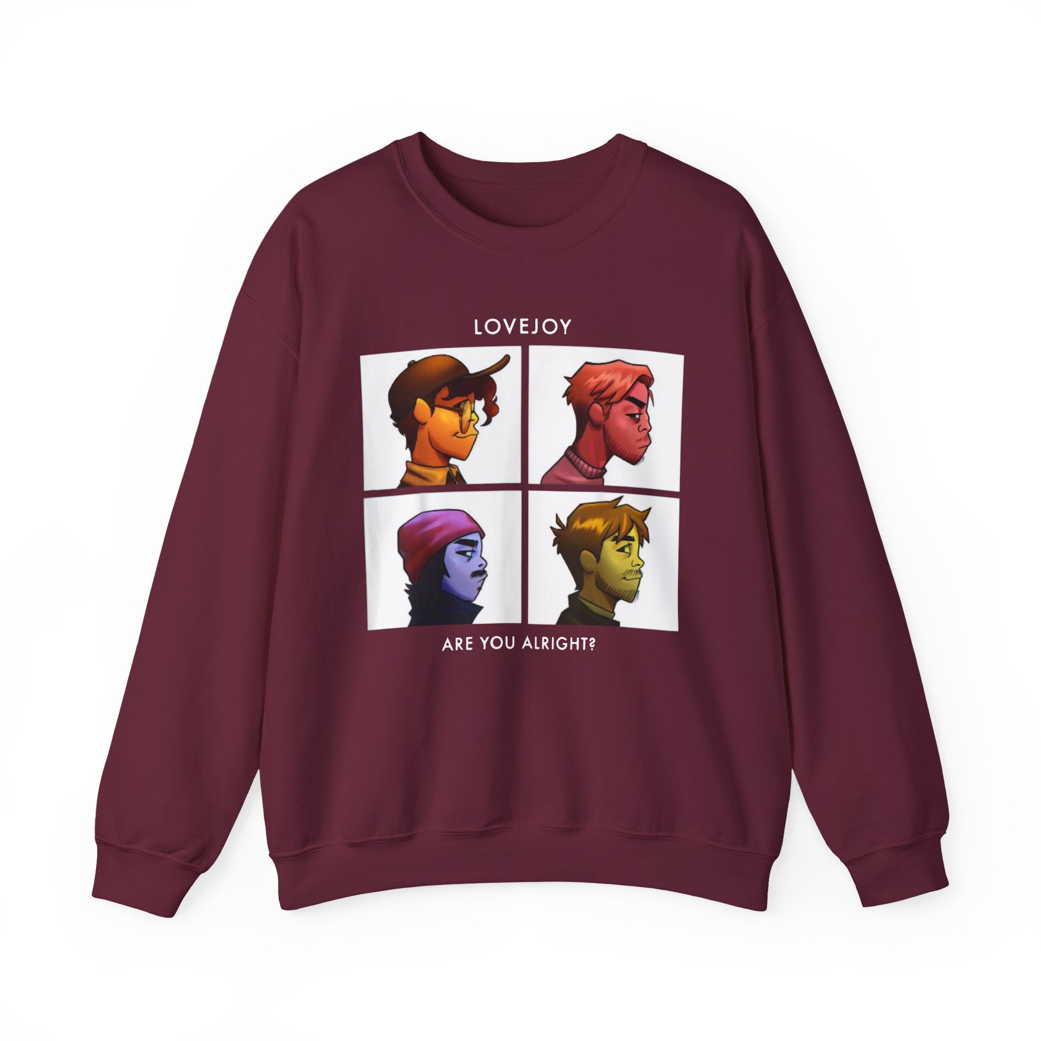 Lovejoy Are You Alright Unisex Heavy Blendâ„¢ Crewneck Sweatshirt