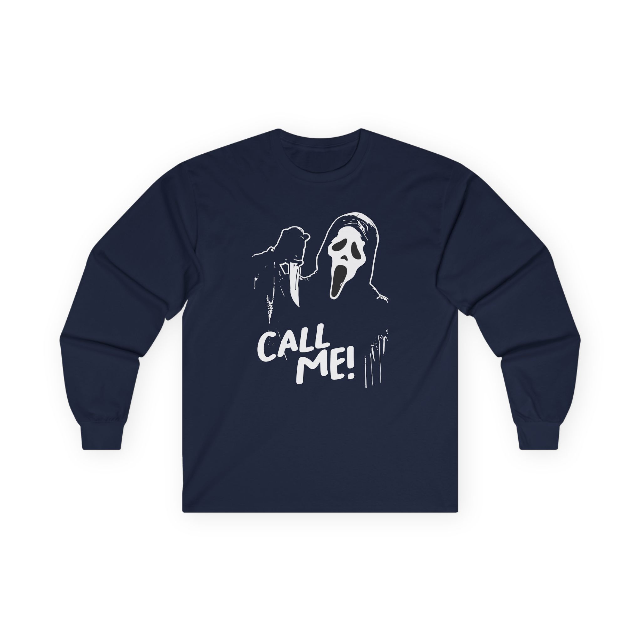 Ghostface CALL ME Unisex Ultra Cotton Long Sleeve Tee