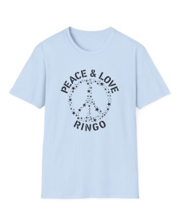 Ringo Starr Peace & Love Unisex Softstyle T-Shirt