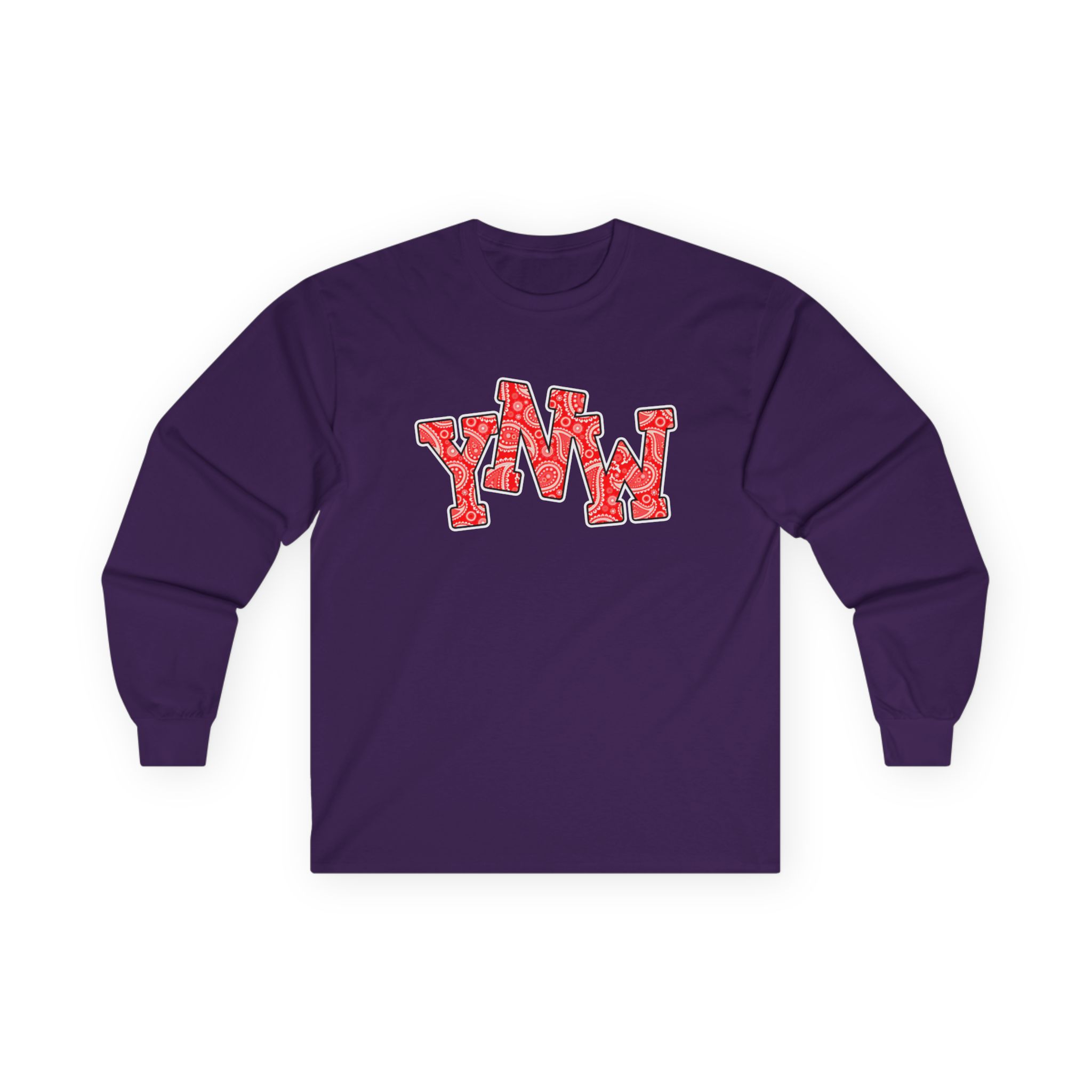 YNW Melly Paisley Unisex Ultra Cotton Long Sleeve Tee