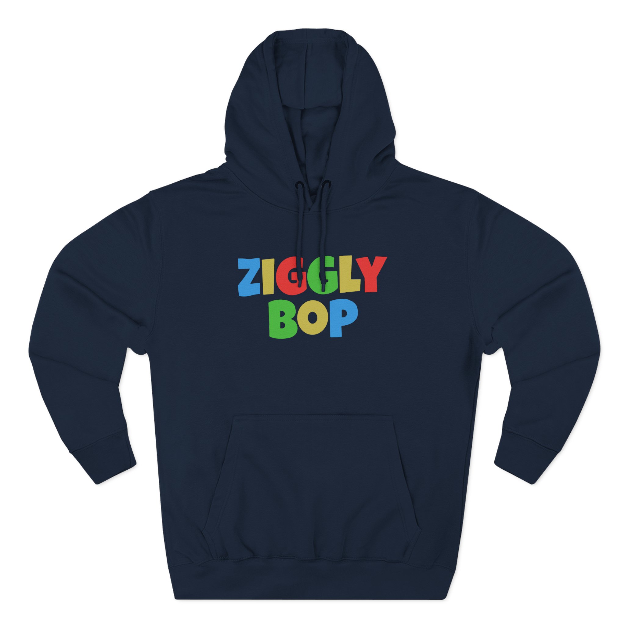 Daydrian Harding Colorful Ziggly Bop Three-Panel Fleece Hoodie