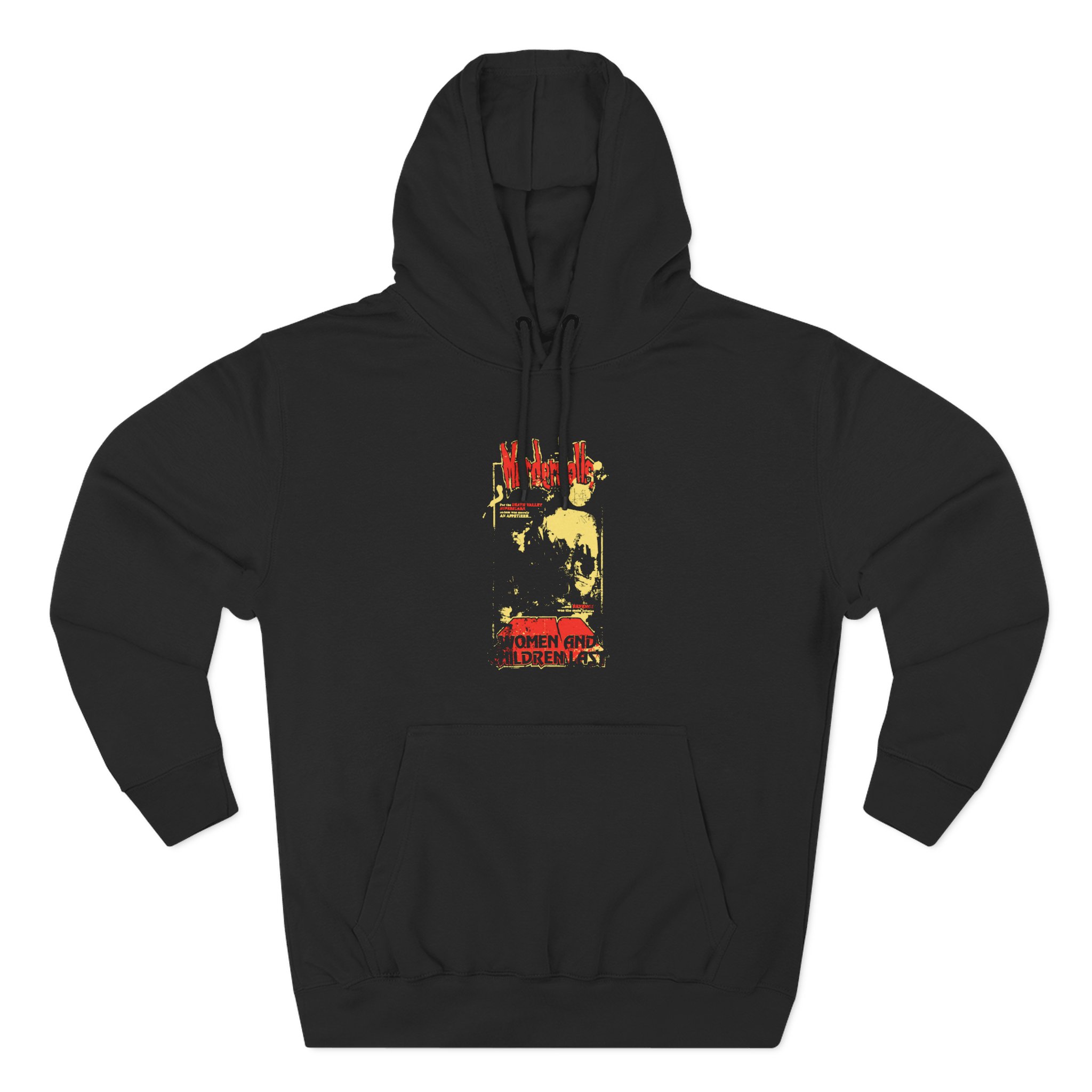 Murderdolls 80's Horror Poster Three-Panel Fleece Hoodie