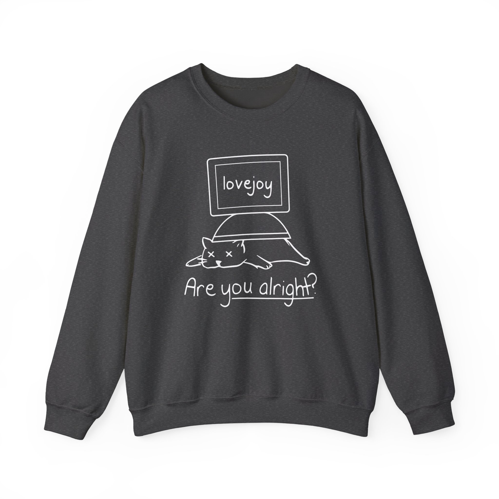 Lovejoy are you alright Unisex Heavy Blendâ„¢ Crewneck Sweatshirt