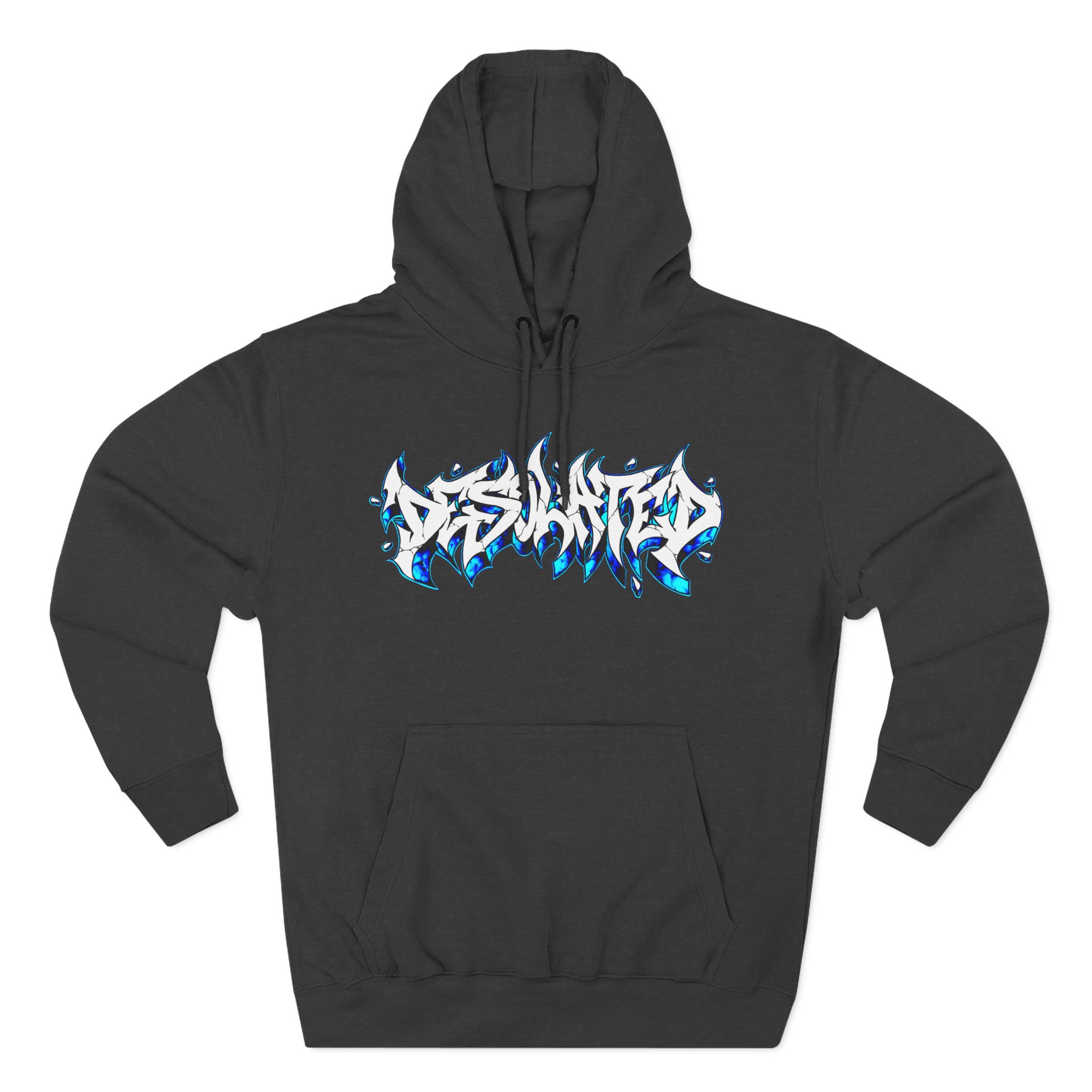 Desolated Devil Three-Panel Fleece Hoodie