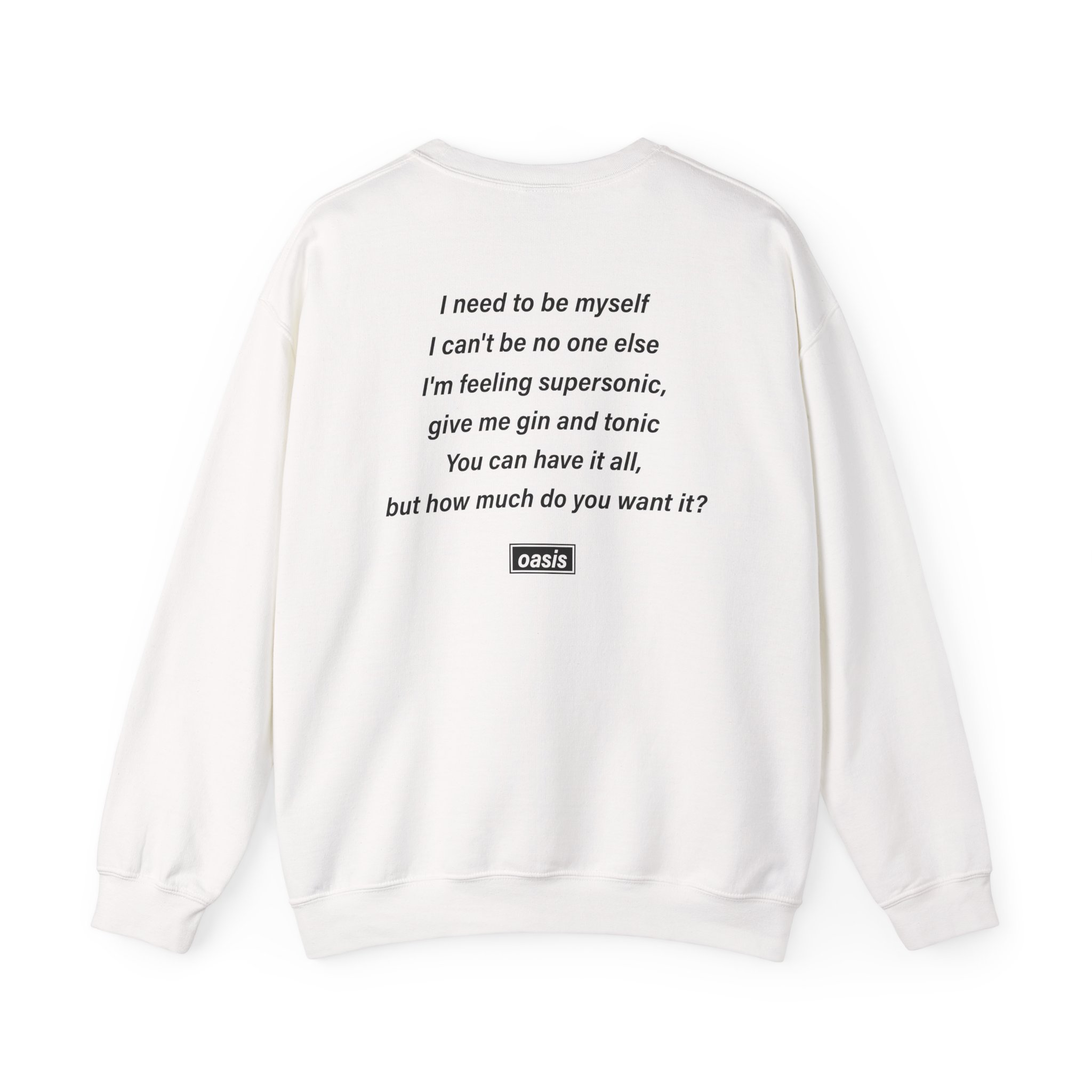 Oasis Supersonic Unisex Heavy Blendâ„¢ Crewneck Sweatshirt