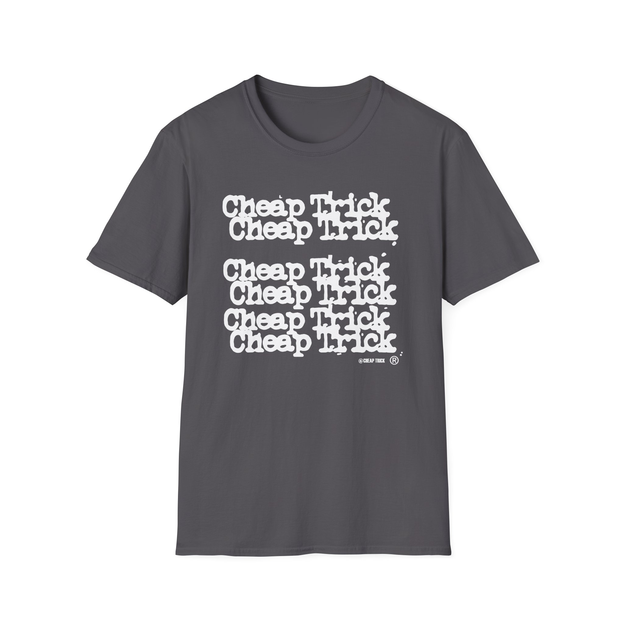 Cheap Trick Stacked Logo Unisex Softstyle T-Shirt