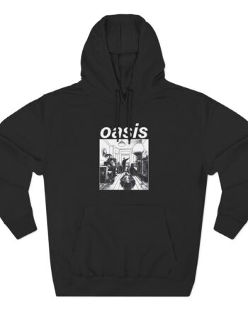 Oasis Definitely Maybe Artwork Three-Panel Fleece Hoodie