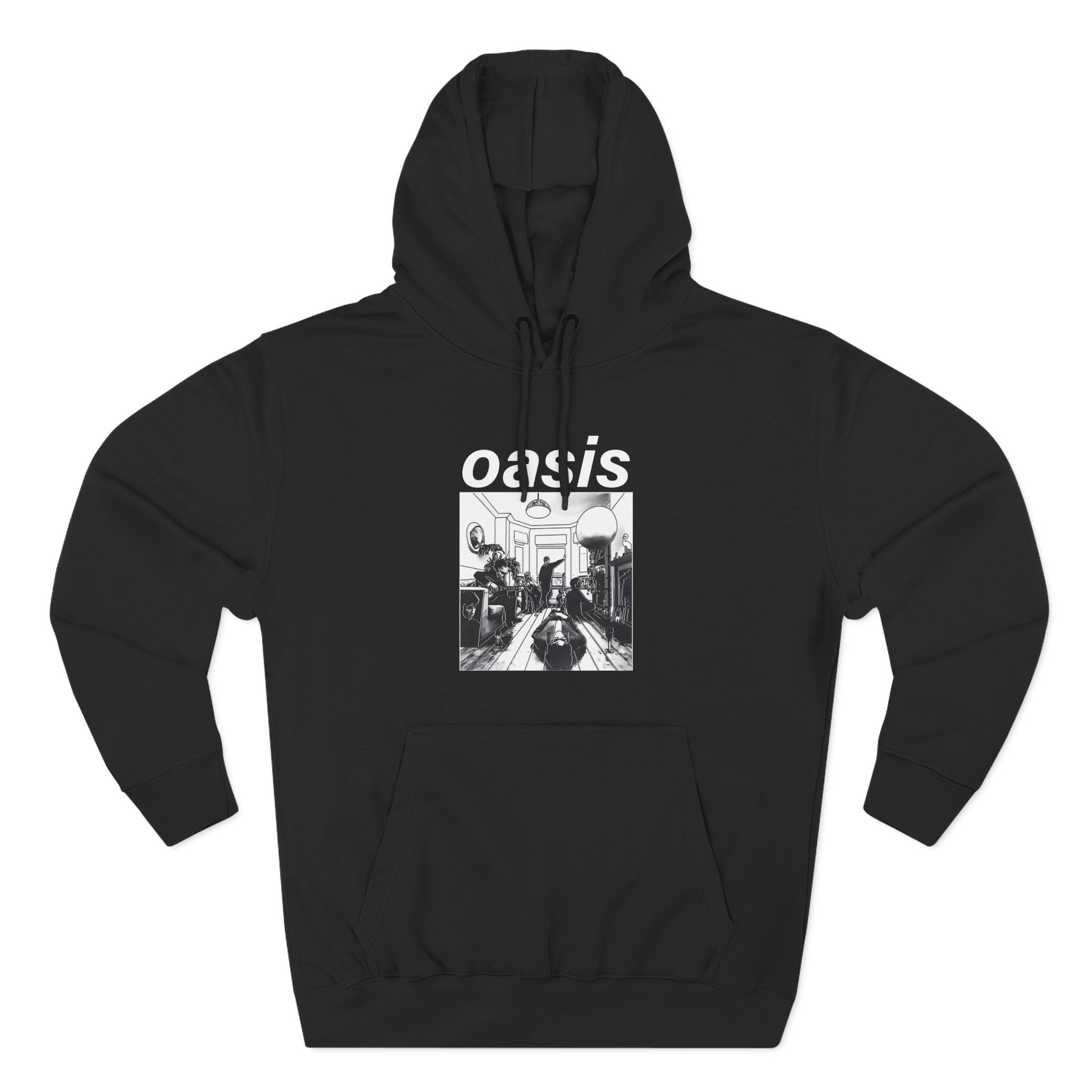 Oasis Definitely Maybe Artwork Three-Panel Fleece Hoodie