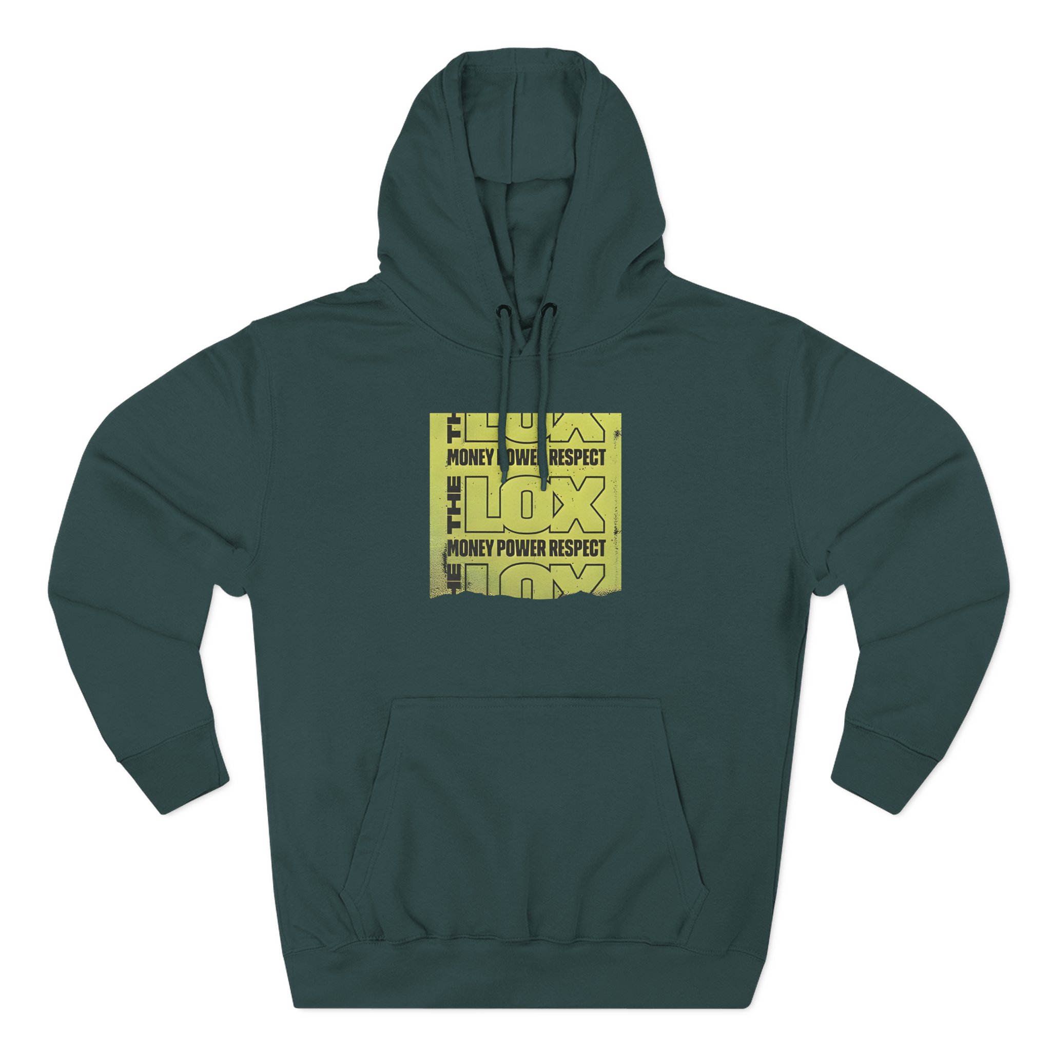 The Lox Wheatpaste Three-Panel Fleece Hoodie