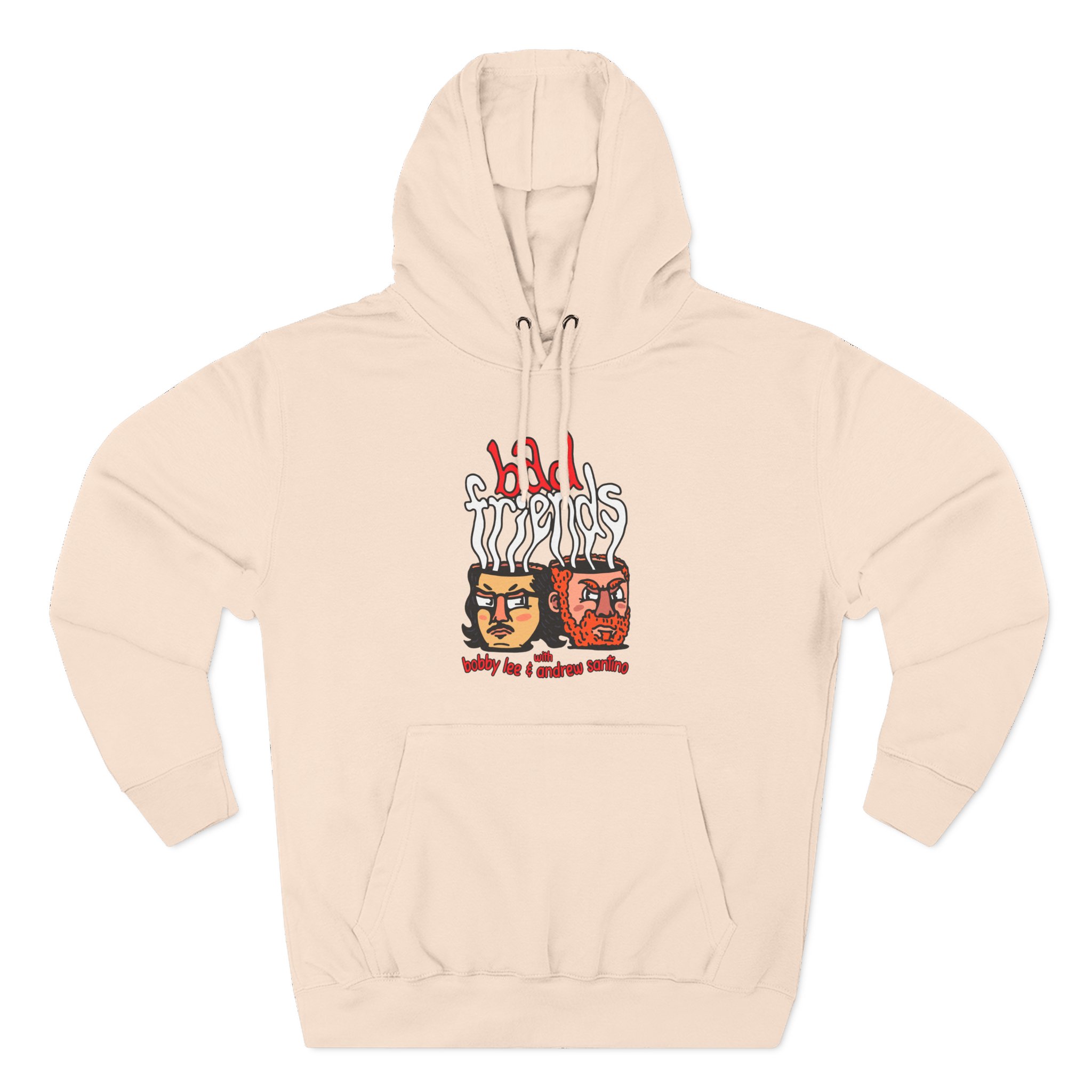 Bad Friends Mugheads Three-Panel Fleece Hoodie