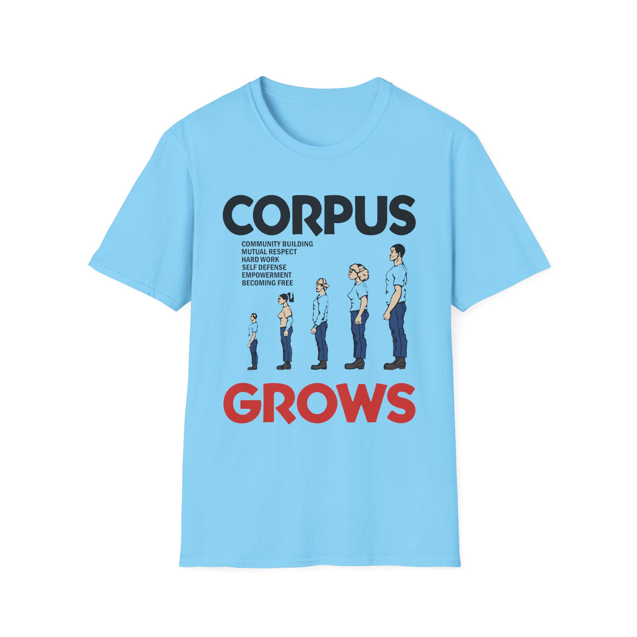 Show Me the Body Corpus Grows Unisex Softstyle T-Shirt