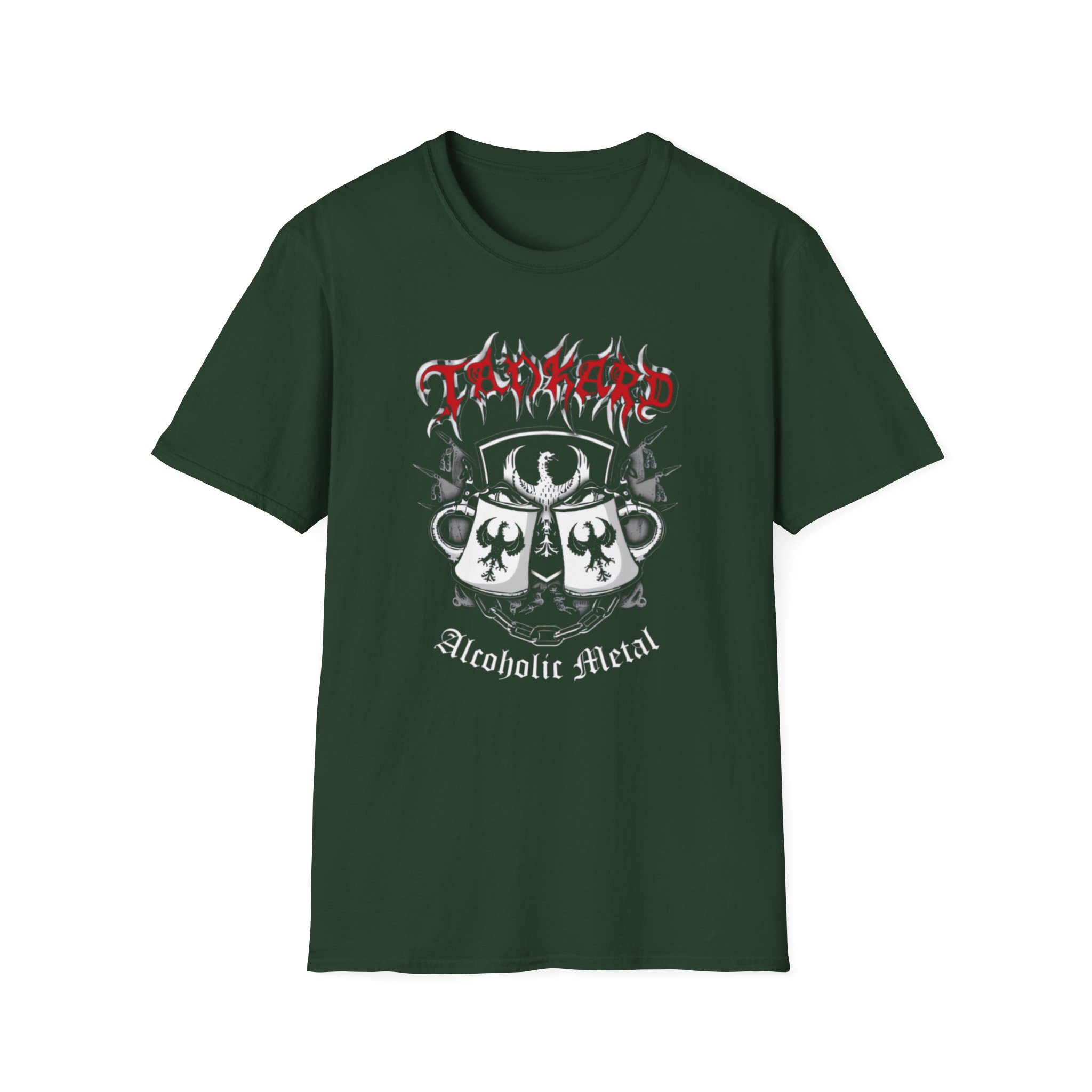 Tankard Alcoholic Metal Unisex Softstyle T-Shirt