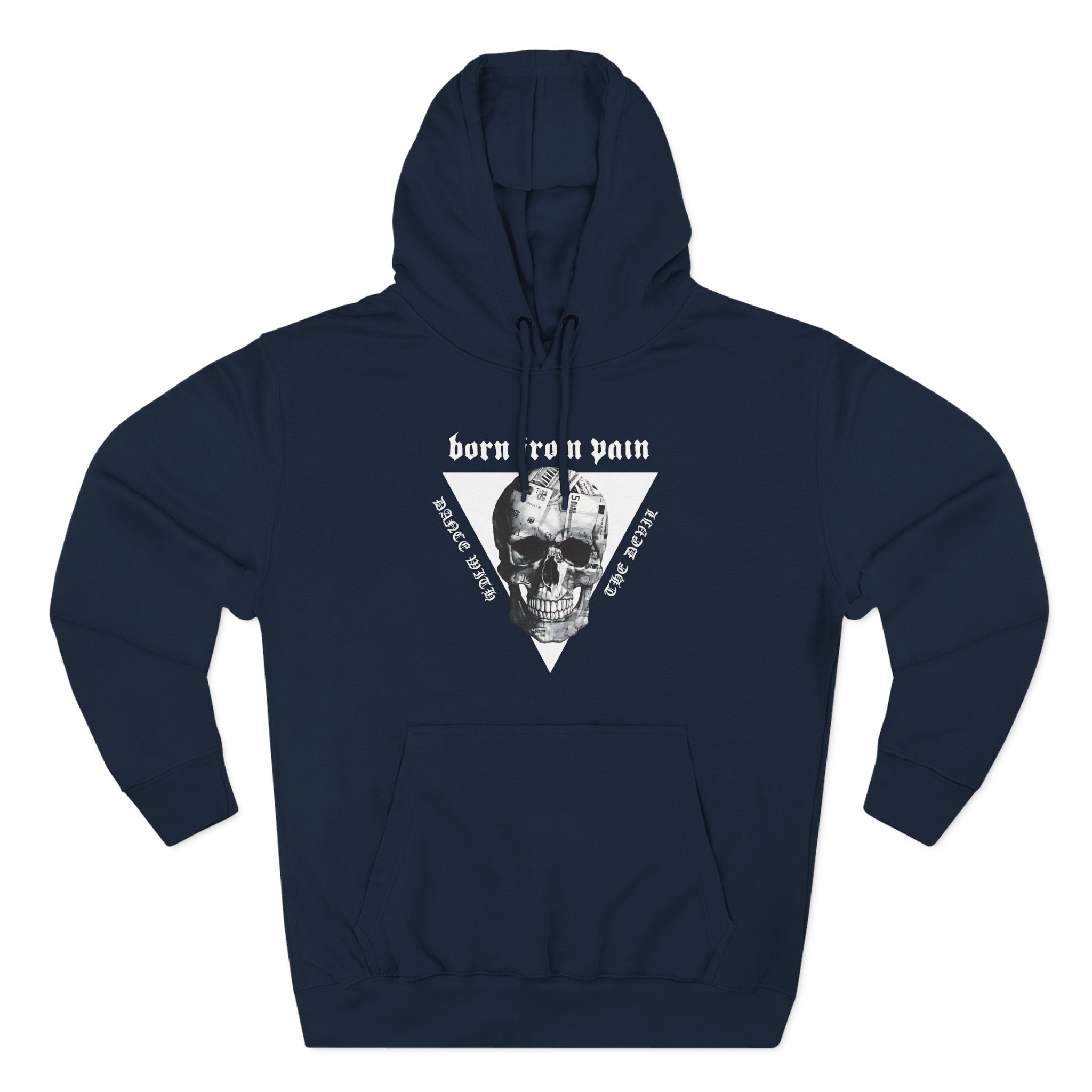 Born From Pain Dance With the Devil Three-Panel Fleece Hoodie