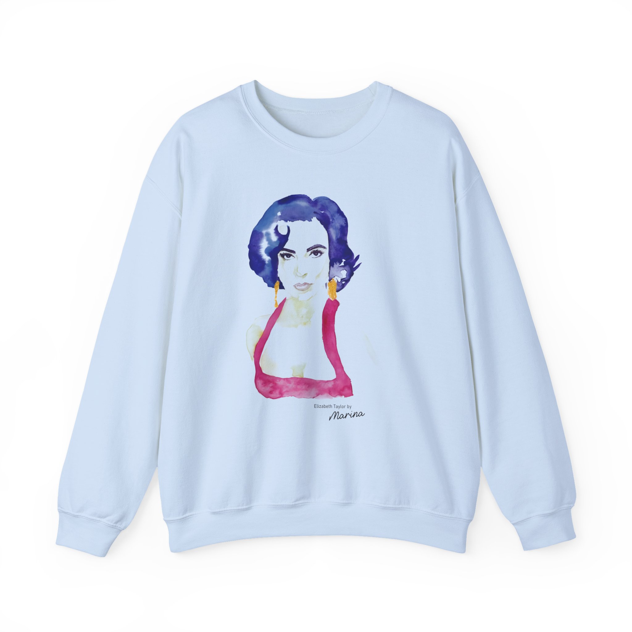 Marina Elizabeth Taylor Illustration Unisex Heavy Blendâ„¢ Crewneck Sweatshirt