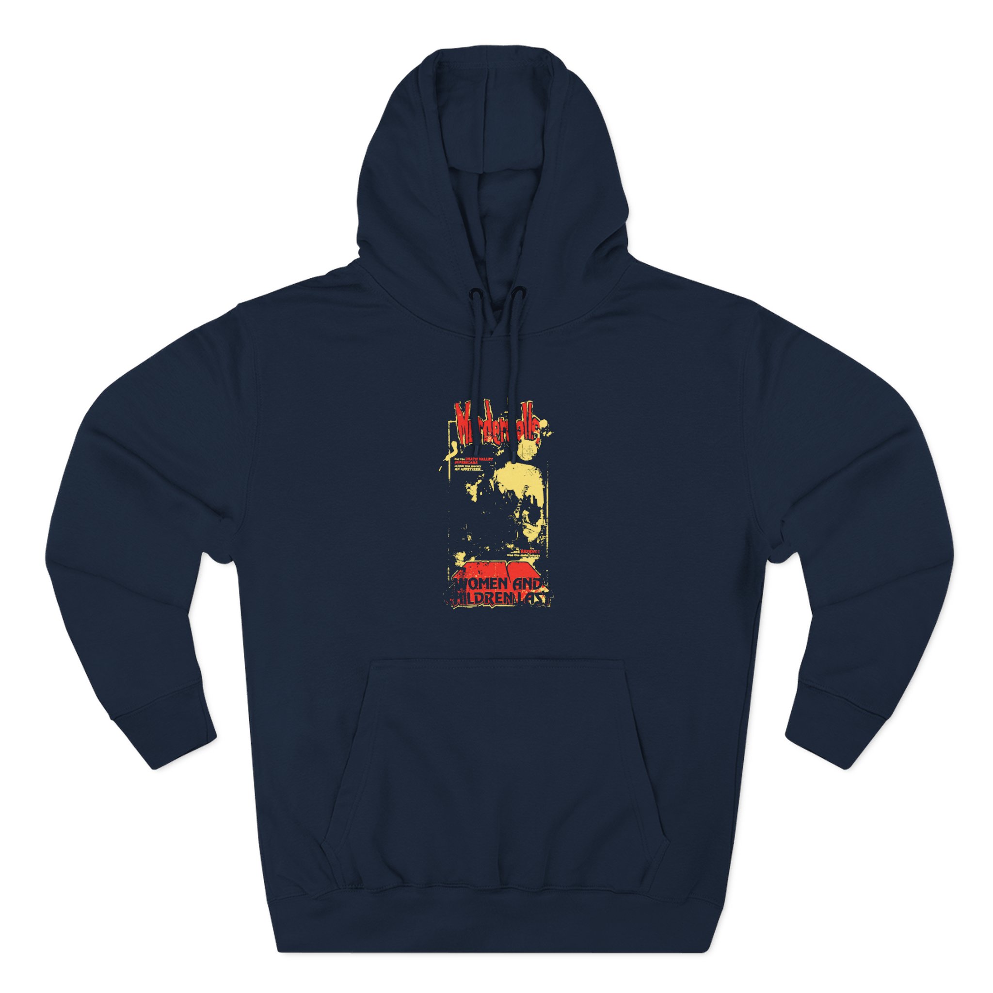 Murderdolls 80's Horror Poster Three-Panel Fleece Hoodie