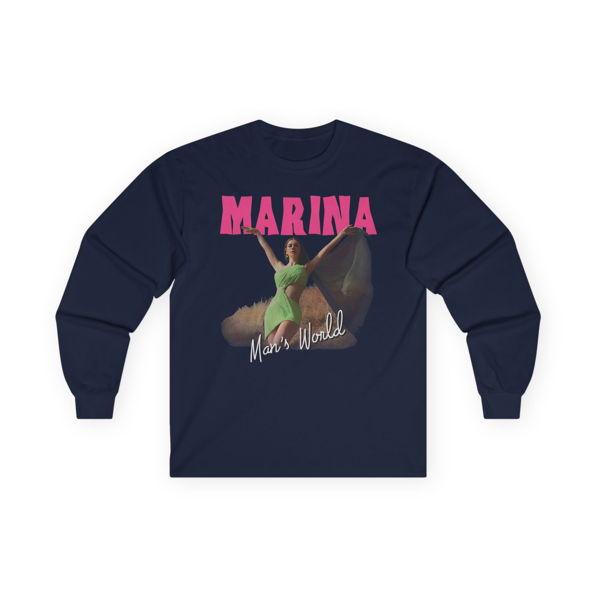 Marina Man's World Unisex Ultra Cotton Long Sleeve Tee