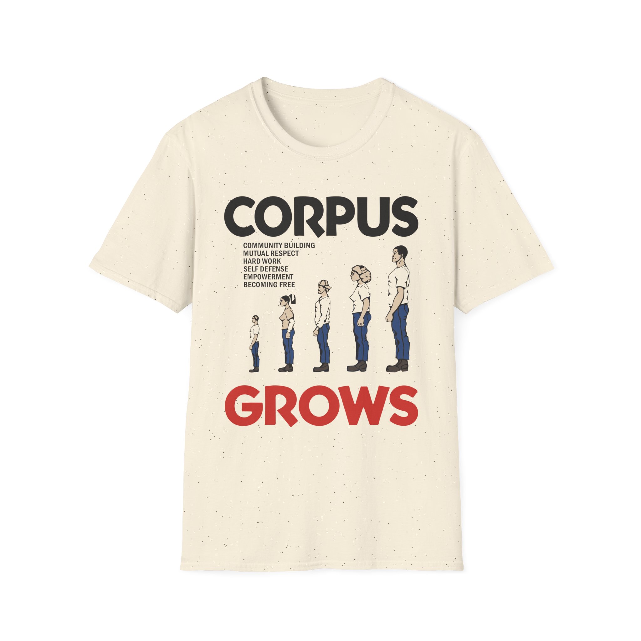 Show Me the Body Corpus Grows Unisex Softstyle T-Shirt