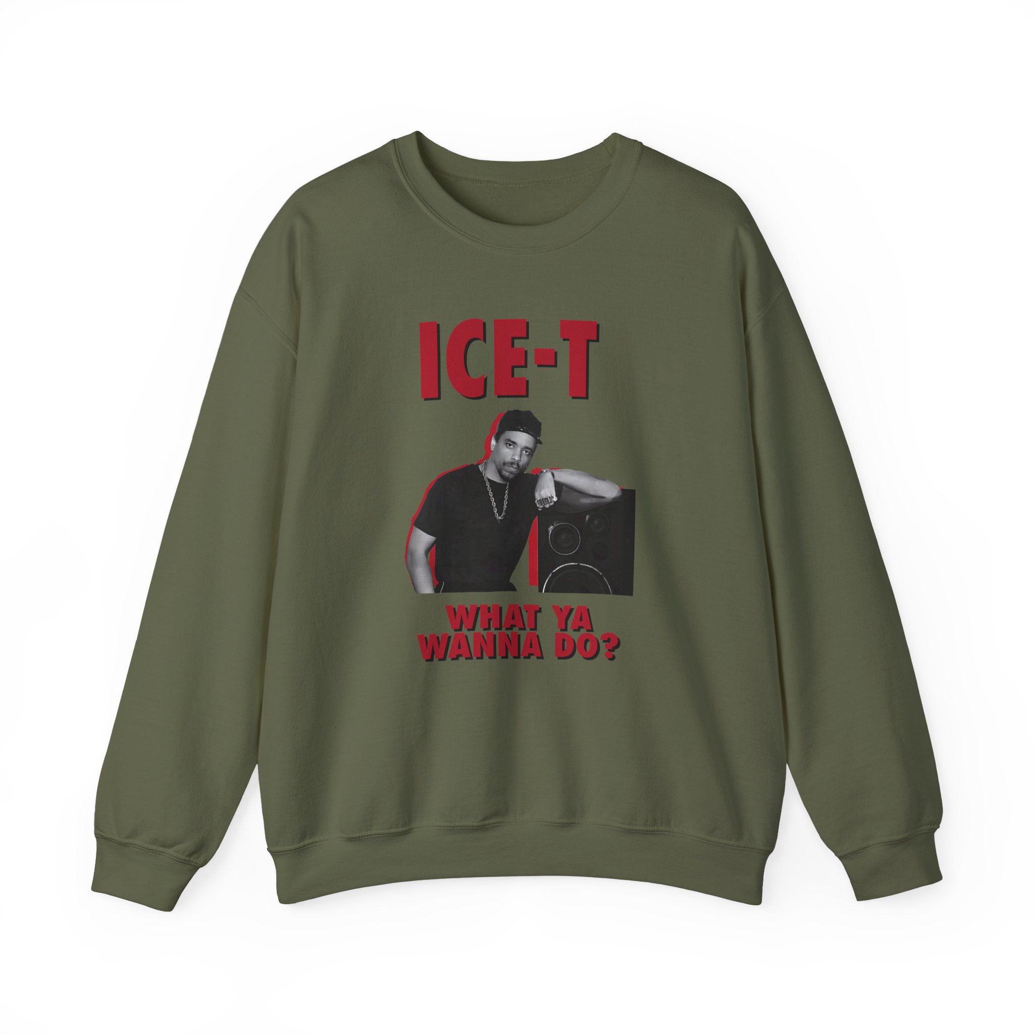 Ice-t What Ya Wanna Do Unisex Heavy Blendâ„¢ Crewneck Sweatshirt