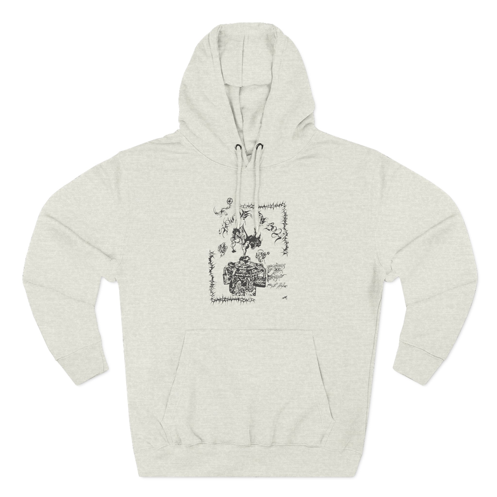 Show Me the Body Three-Panel Fleece Hoodie