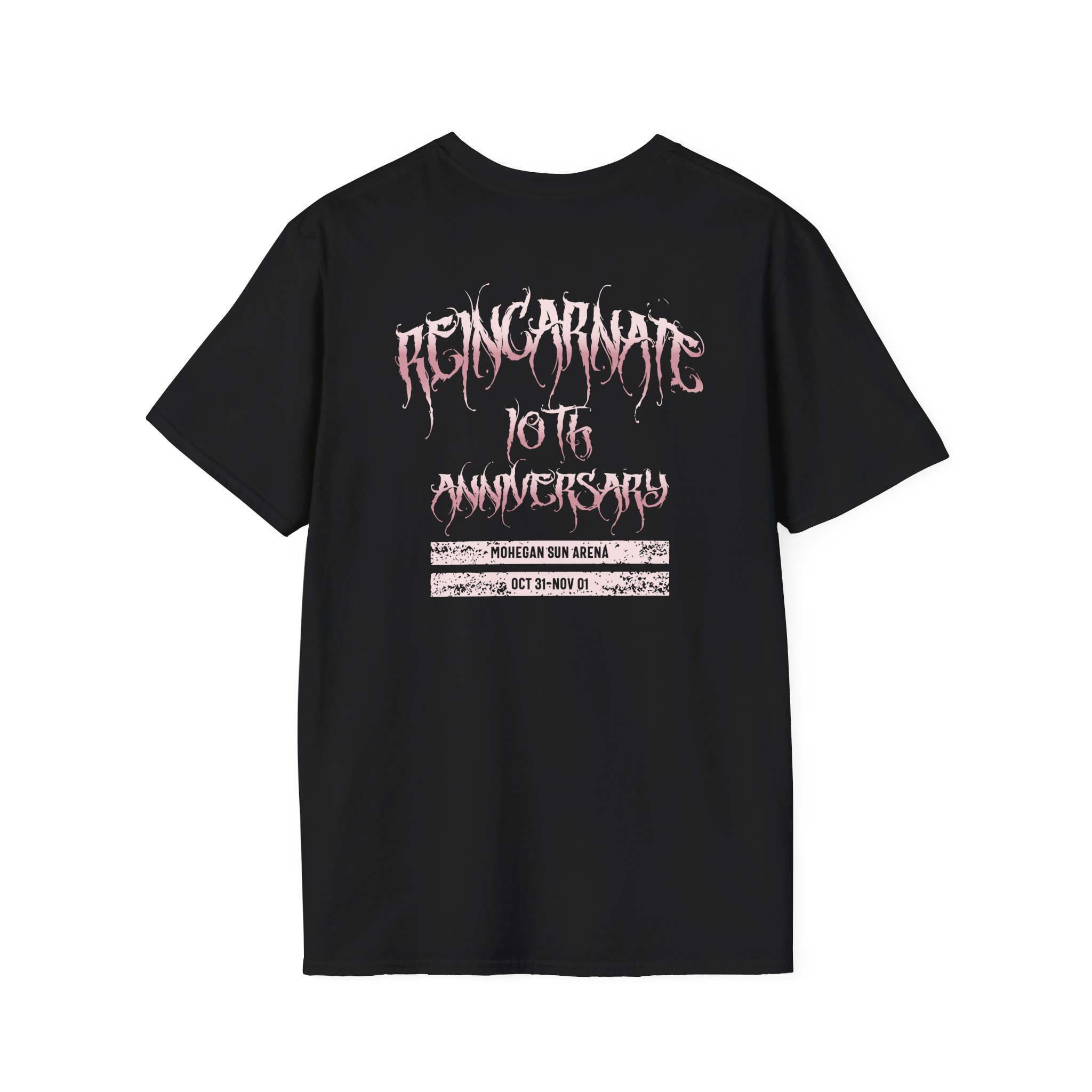 Motionless in White Reincarnate 10 Year Apocalypse Fest Unisex Softstyle T-Shirt