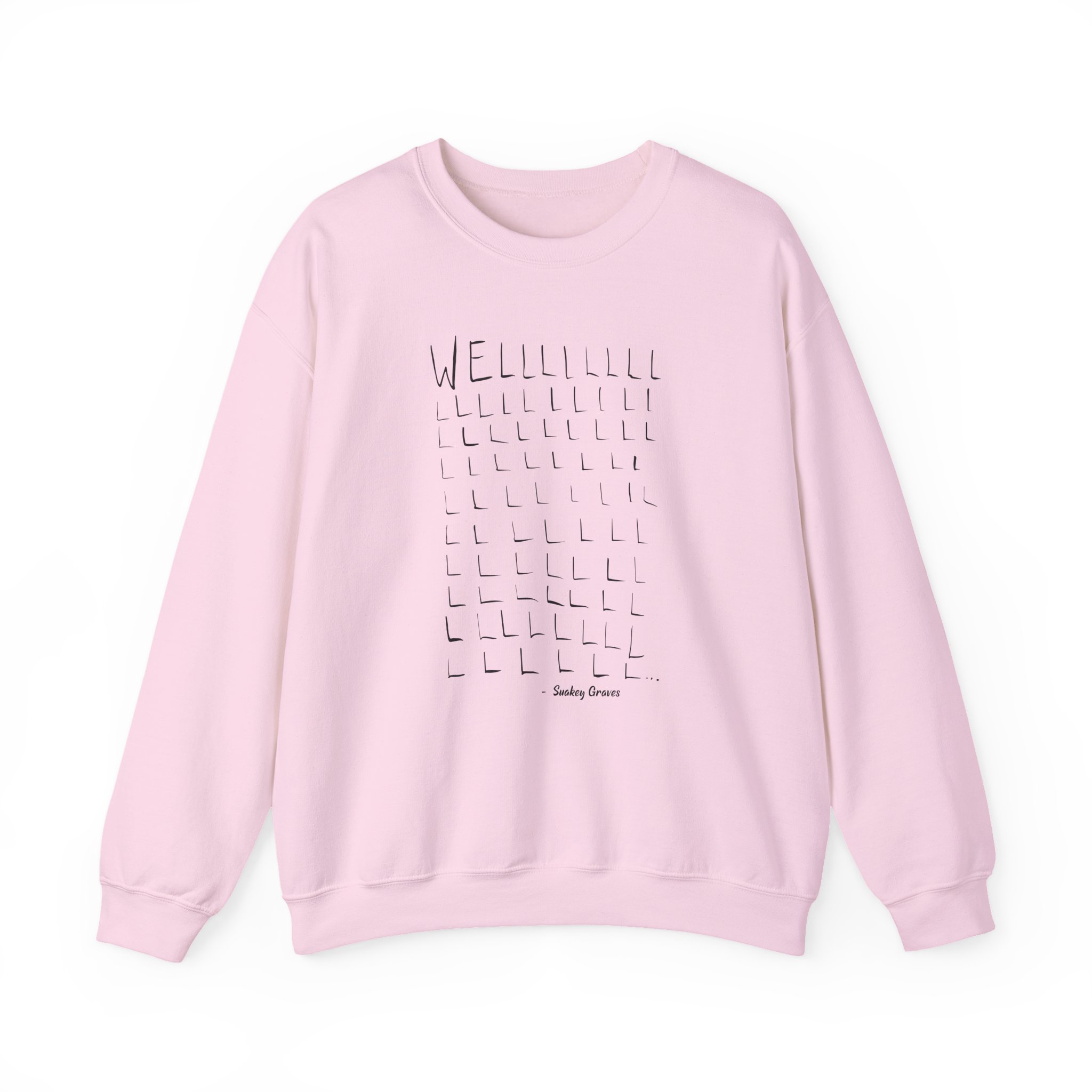 Shakey Graves WELLLL Unisex Heavy Blendâ„¢ Crewneck Sweatshirt