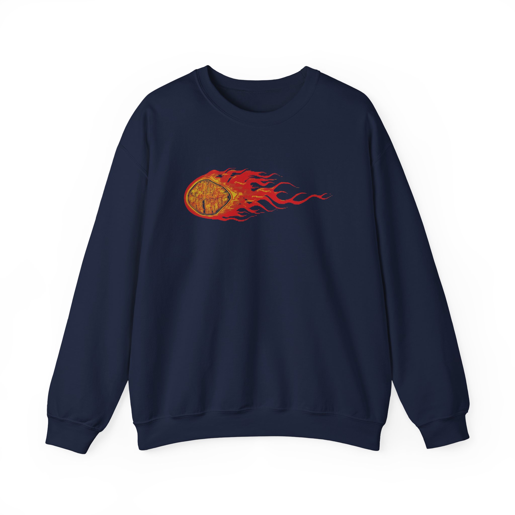 Show Me the Body Ttw Flame Unisex Heavy Blendâ„¢ Crewneck Sweatshirt