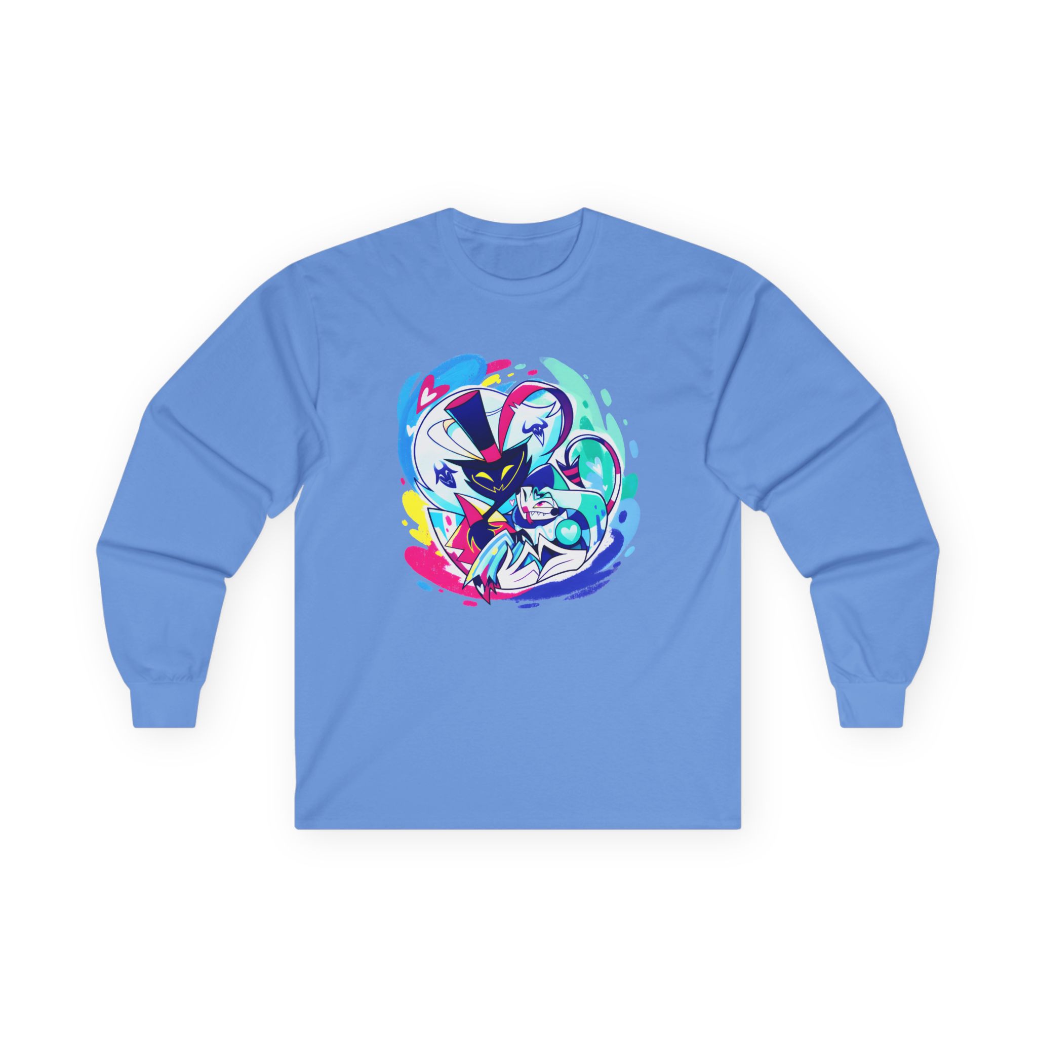 Helluva Boss Ozzie & Fizz Micro Ribbed Unisex Ultra Cotton Long Sleeve Tee