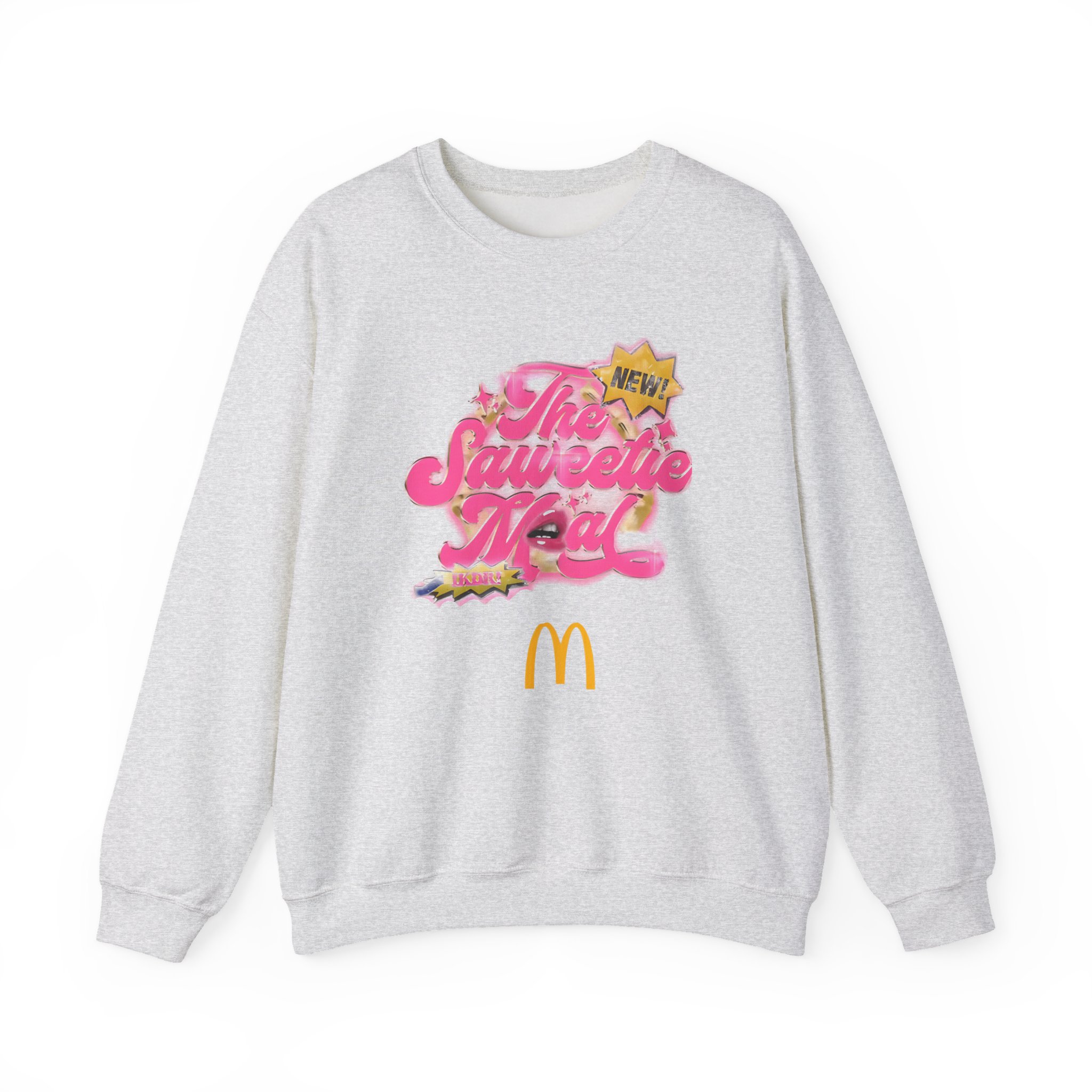 Saweetie Mcdonald's Meal Unisex Heavy Blend Crewneck Sweatshirt