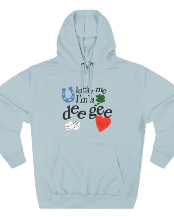 Delta Gamma Lucky Me Three-Panel Fleece Hoodie