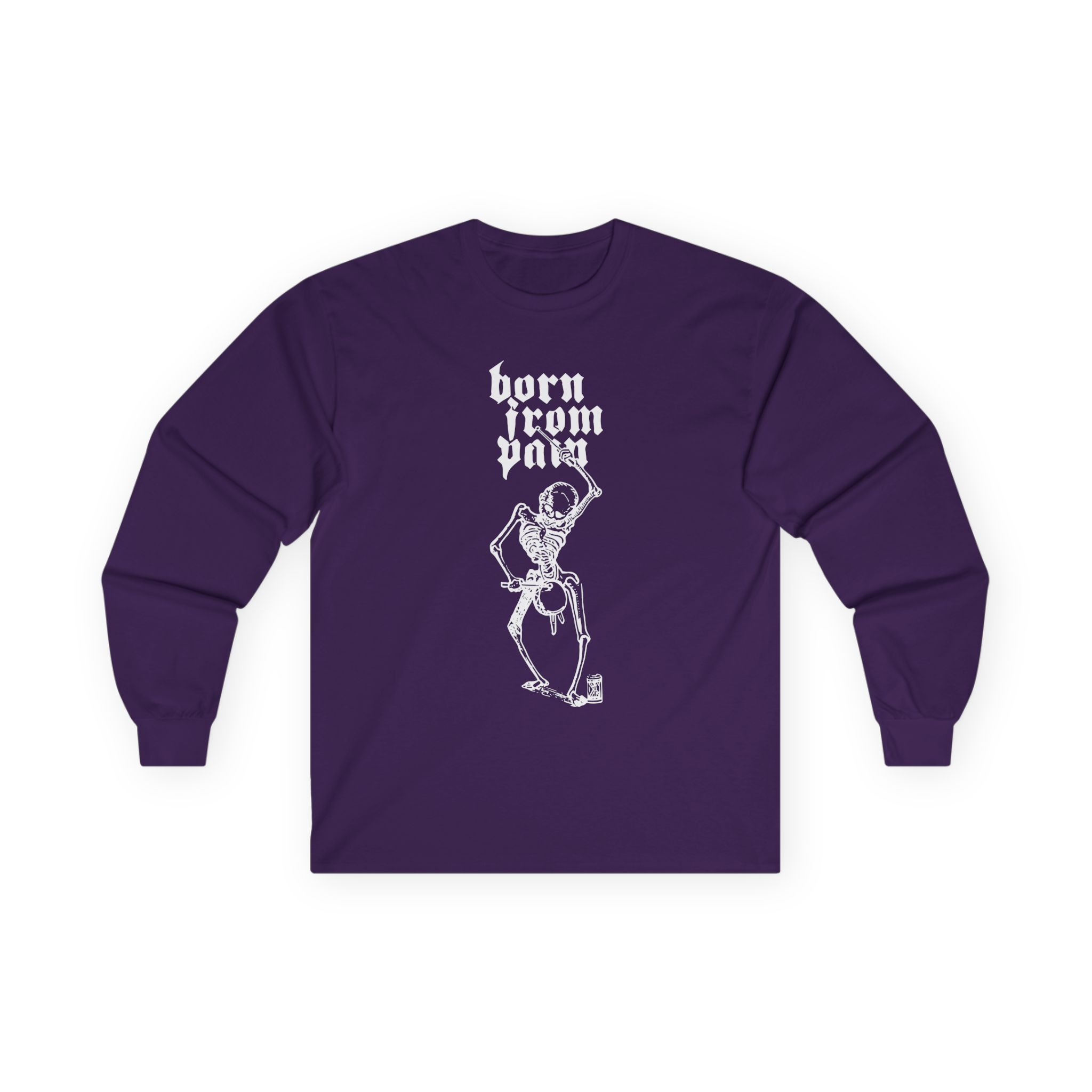 Born From Pain Marching to the Beat of Death Unisex Ultra Cotton Long Sleeve Tee