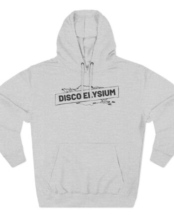 Disco Elysium Embroidered Three-Panel Fleece Hoodie