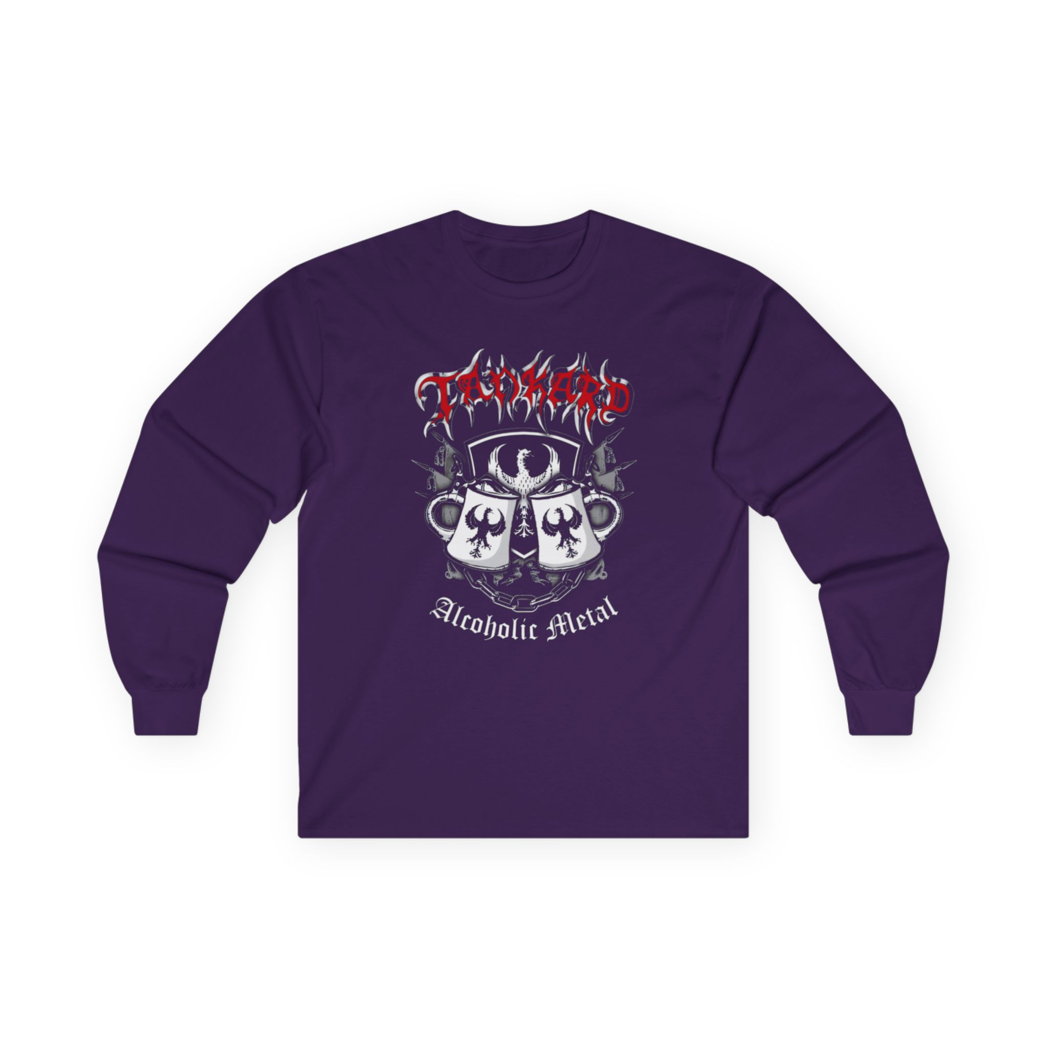Tankard Alcoholic Metal Unisex Ultra Cotton Long Sleeve Tee