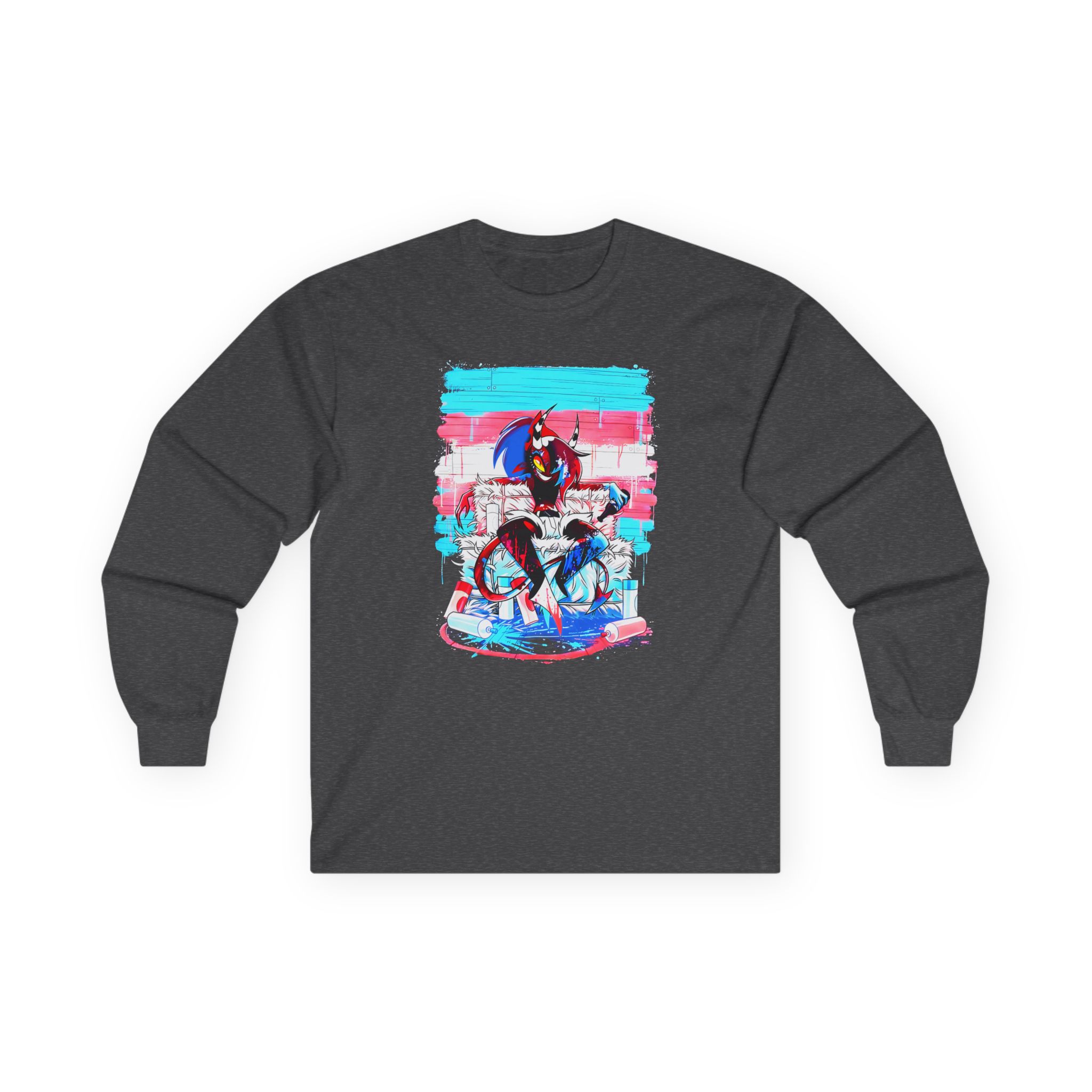 Helluva Boss Sallie May Micro Ribbed Unisex Ultra Cotton Long Sleeve Tee