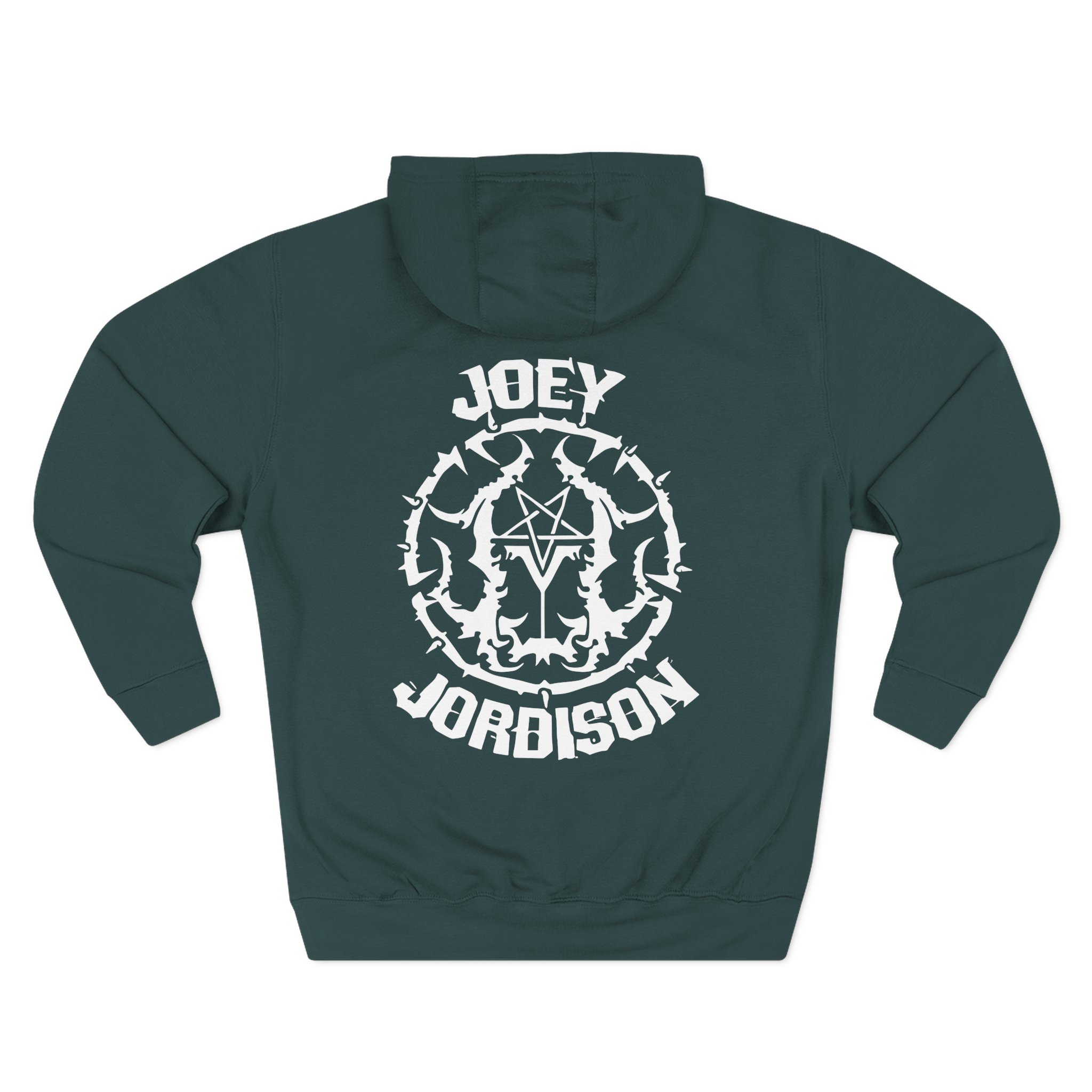 Murderdolls Joey Jordison Joey Cat Blood Mask Three-Panel Fleece Hoodie