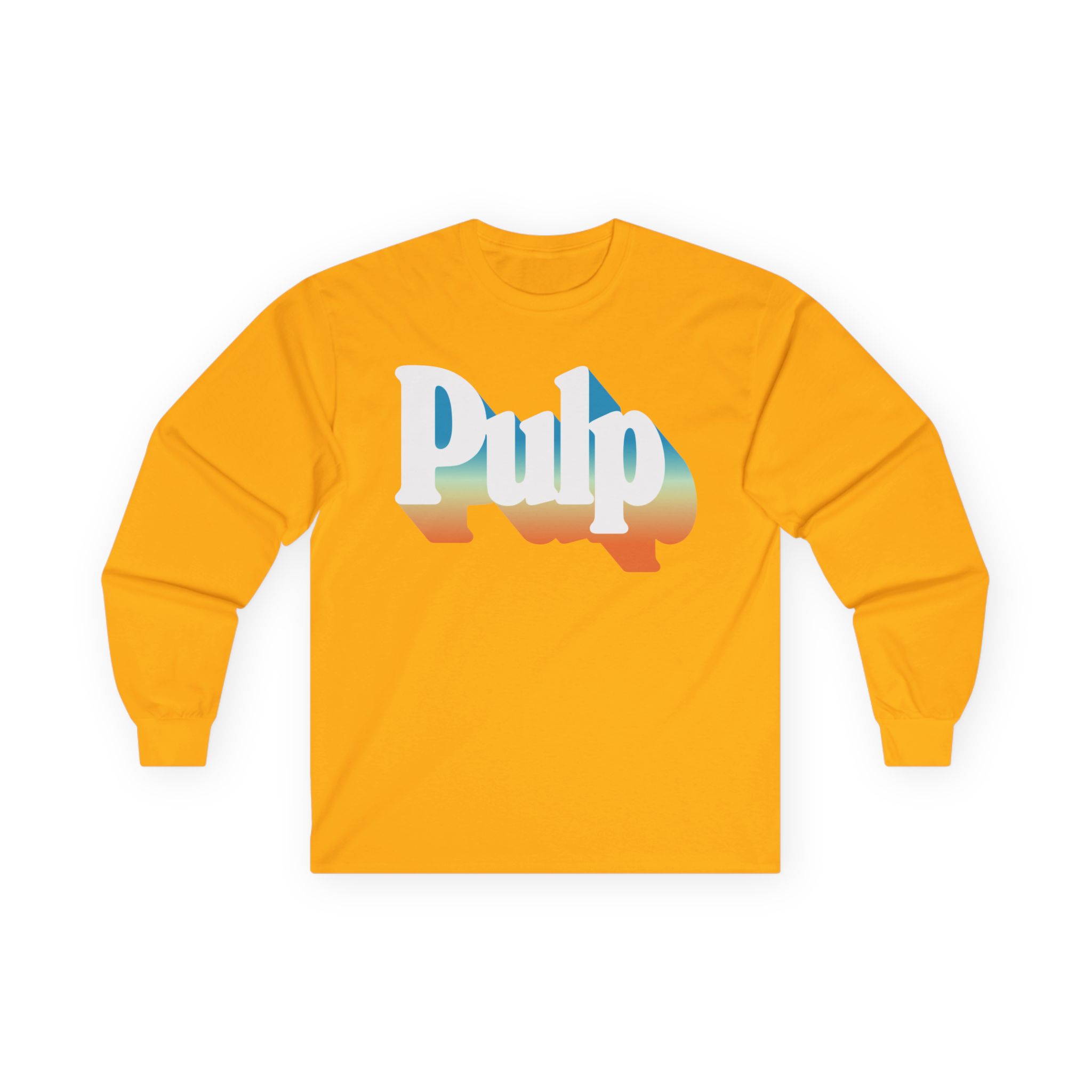Pulp Gradient Logo Unisex Ultra Cotton Long Sleeve Tee