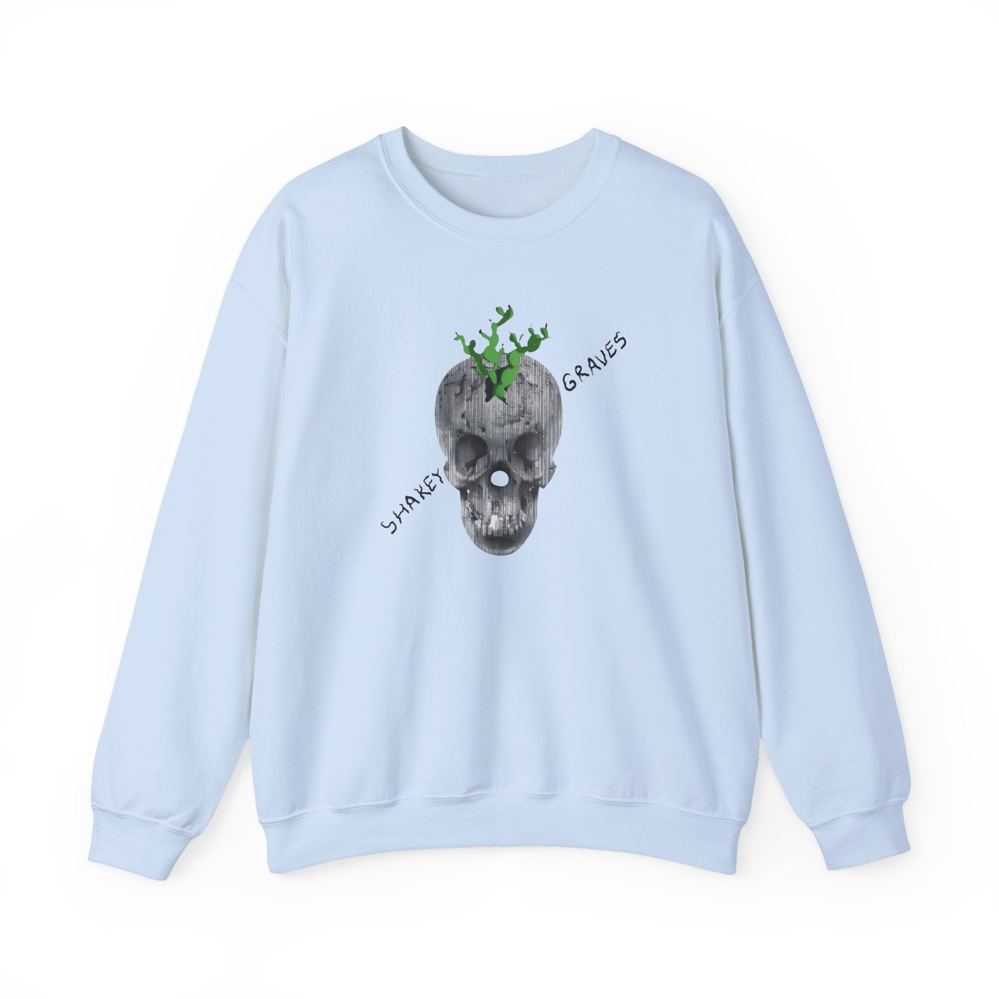 Shakey Graves Skull Unisex Heavy Blendâ„¢ Crewneck Sweatshirt