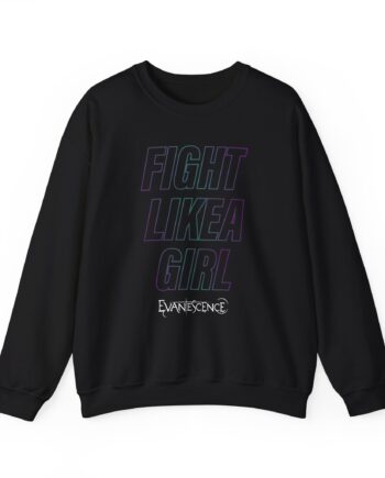 Evanescence Fight Like a Girl Unisex Heavy Blend™ Crewneck Sweatshirt