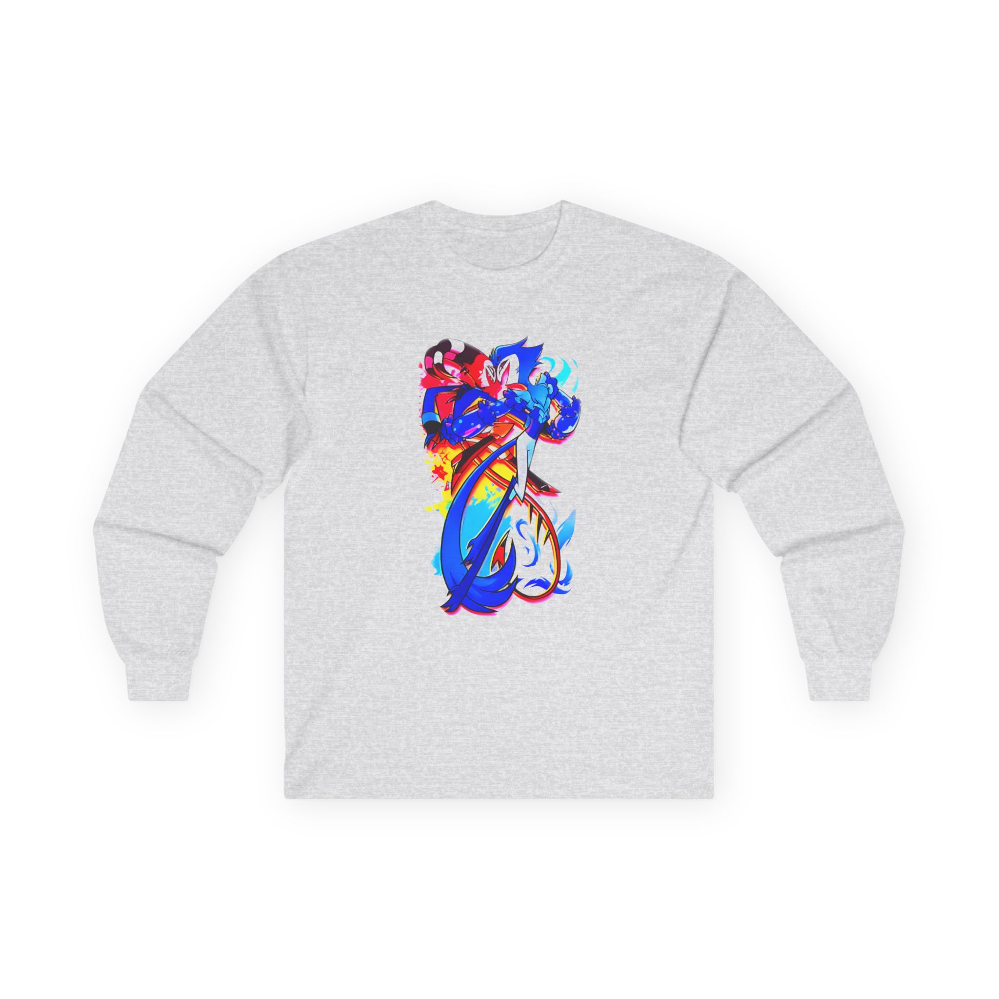 Helluva Boss Stolas & Blitzo Micro Unisex Ultra Cotton Long Sleeve Tee