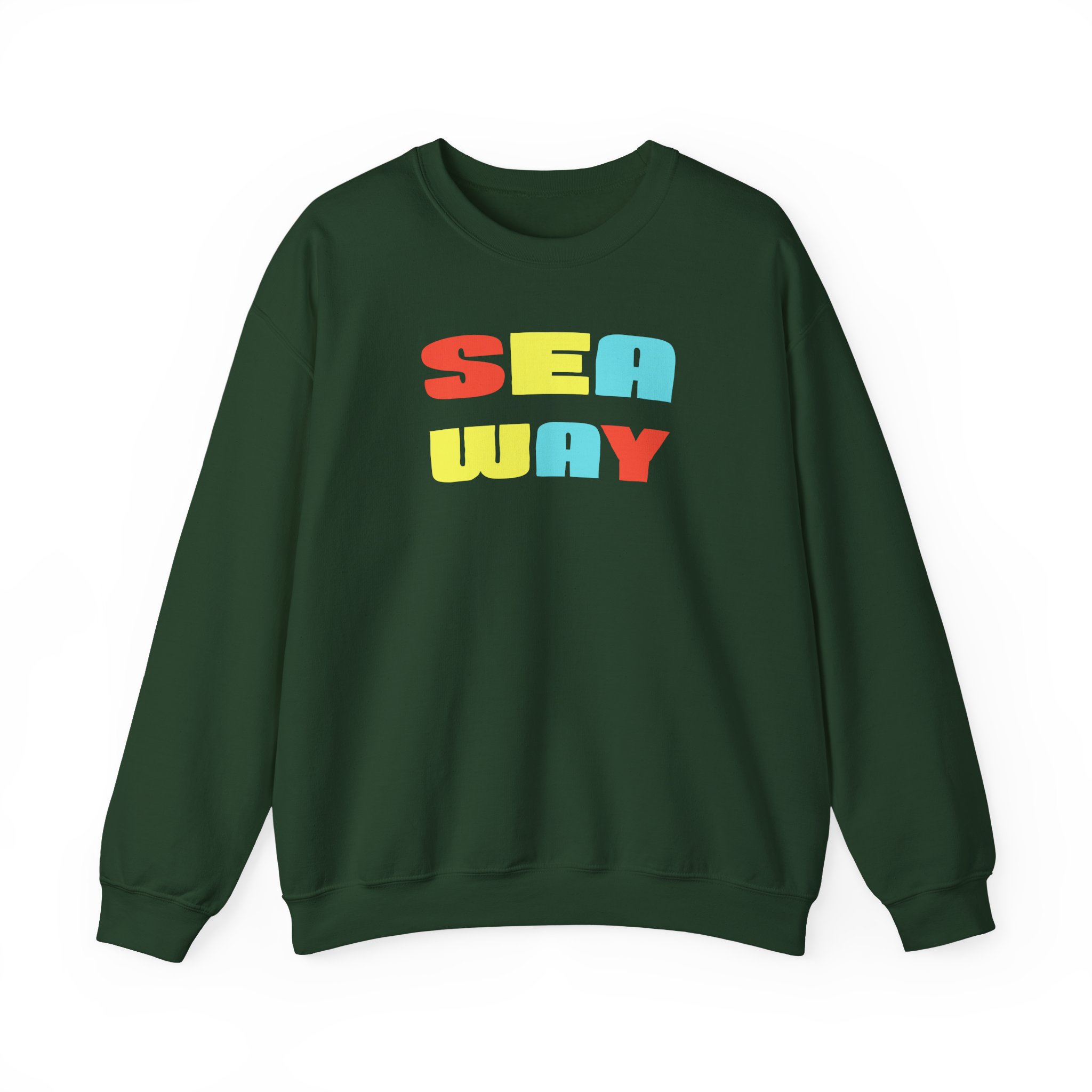Seaway Big Vibe Stacked Unisex Heavy Blendâ„¢ Crewneck Sweatshirt