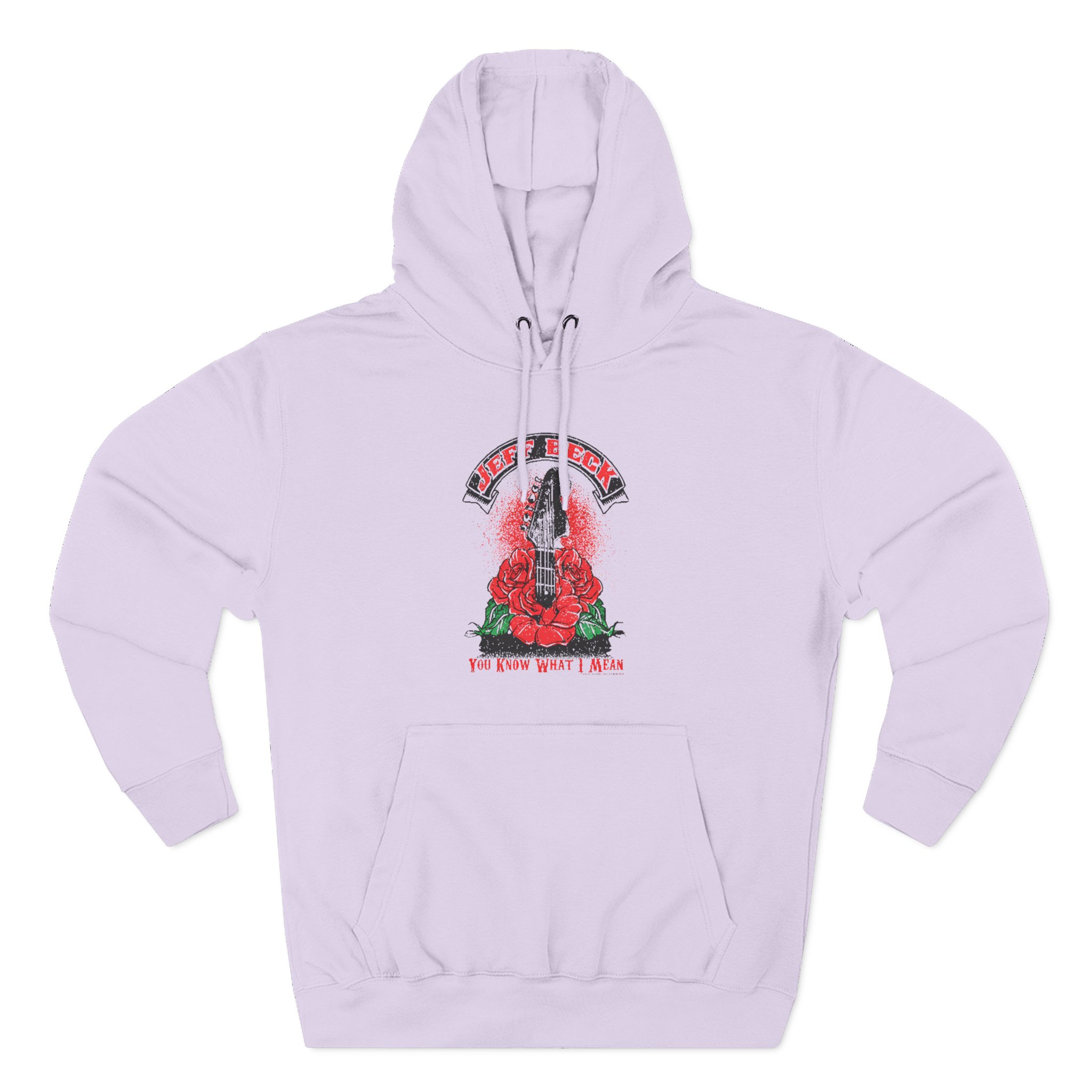 Jeff Beck You Know What I Mean Three-Panel Fleece Hoodie