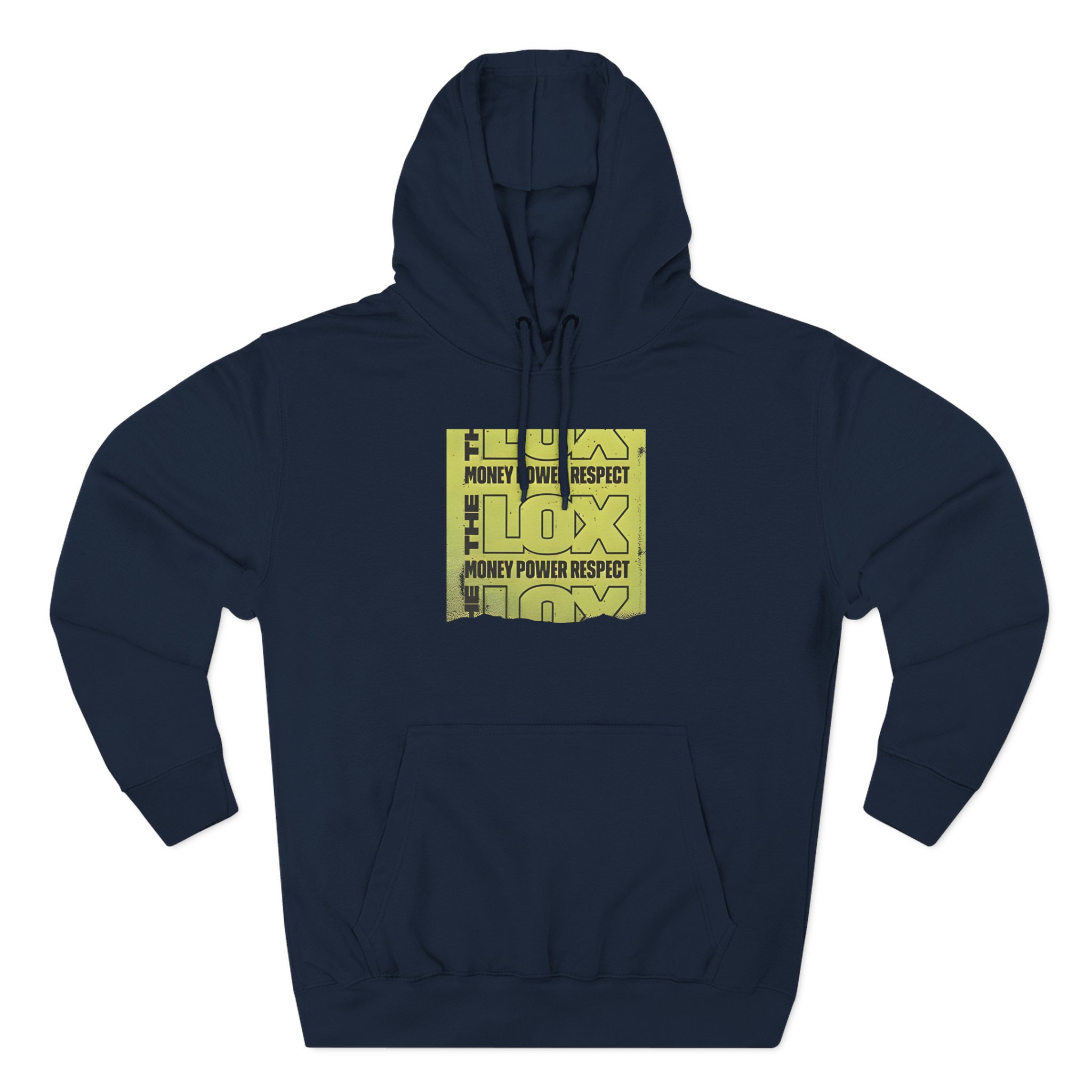 The Lox Wheatpaste Three-Panel Fleece Hoodie