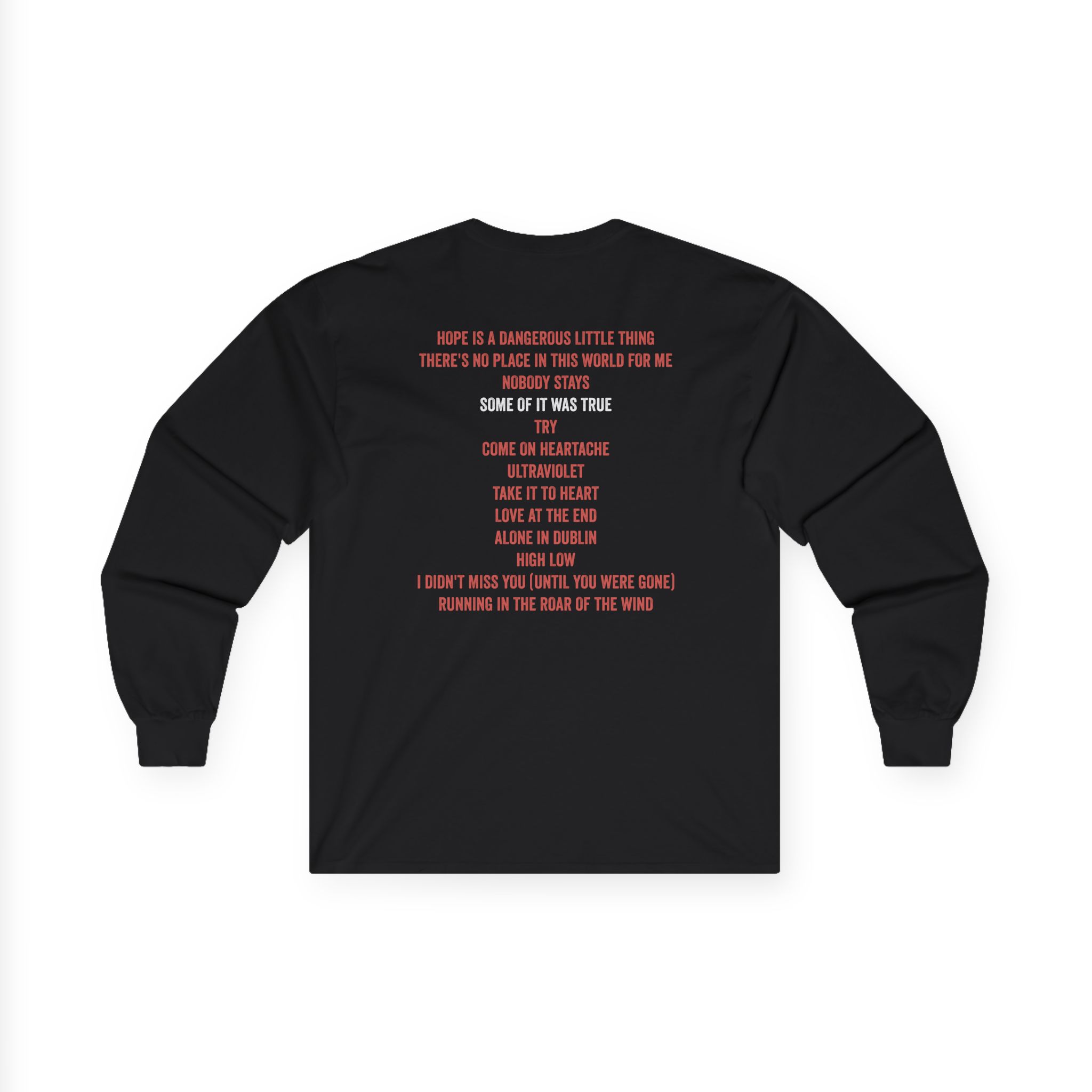 The Menzingers Tracklist Unisex Ultra Cotton Long Sleeve Tee
