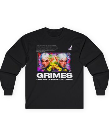 Grimes Our Lady of Perpetual Chaos Unisex Ultra Cotton Long Sleeve Tee