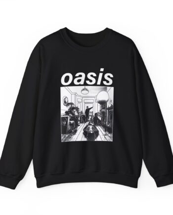 Oasis Definitely Maybe Artwork Unisex Heavy Blend™ Crewneck Sweatshirt