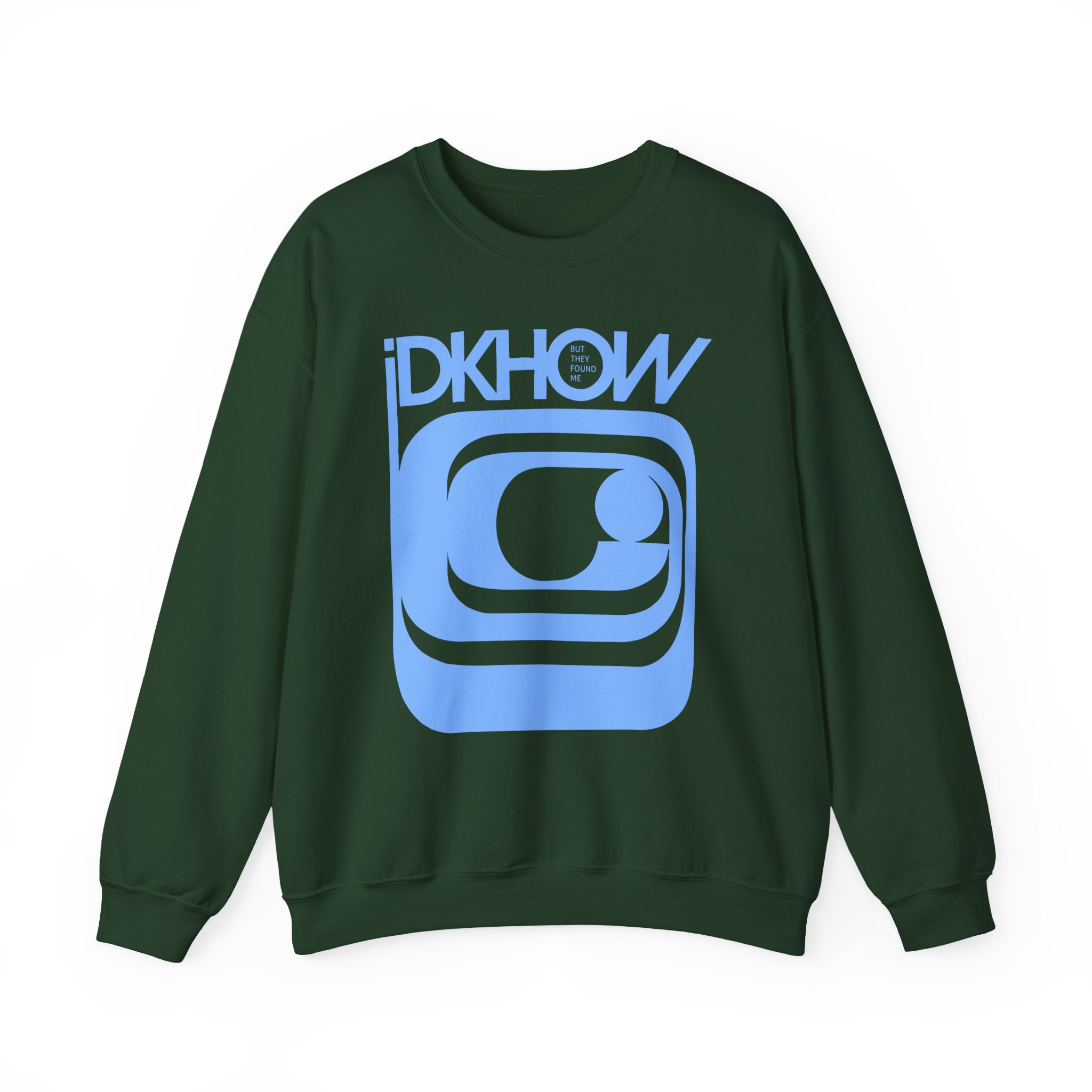 iDKHOW SWIRL MONITOR Unisex Heavy Blendâ„¢ Crewneck Sweatshirt