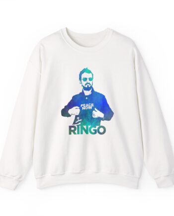 Ringo Starr Peace Now Mint Unisex Heavy Blend™ Crewneck Sweatshirt