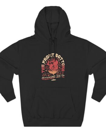 The Front Bottoms Champagne Jam 2022 Three-Panel Fleece Hoodie