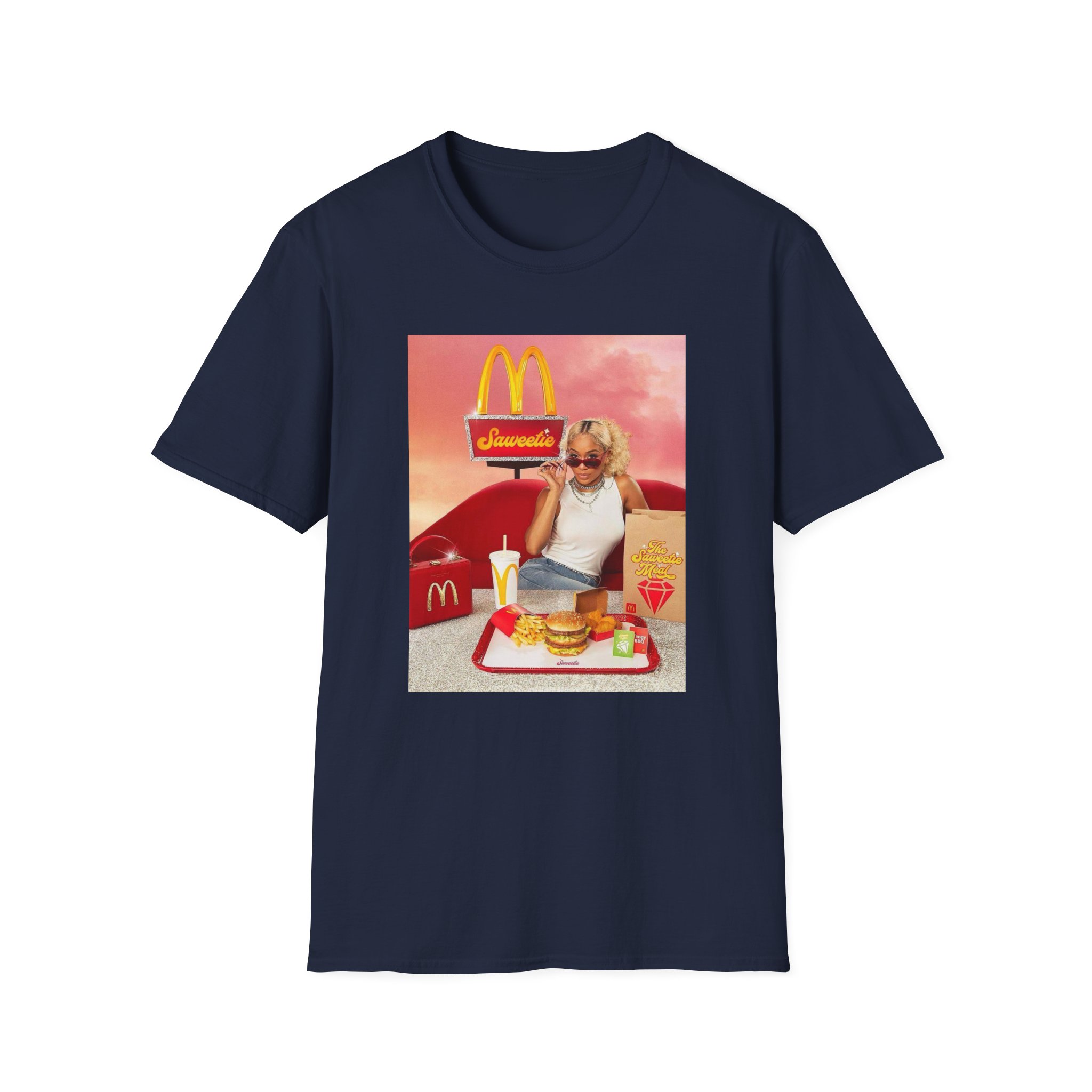 Saweetie Mcdonald's Unisex Softstyle T-Shirt
